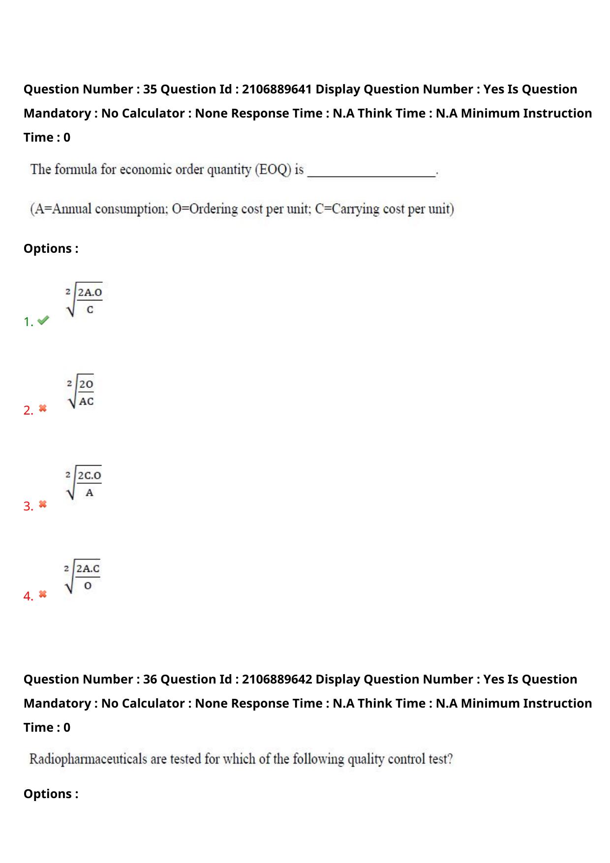 AP ECET 2024 Pharmacy (Shift 2) Question Paper wth Key - Page 22