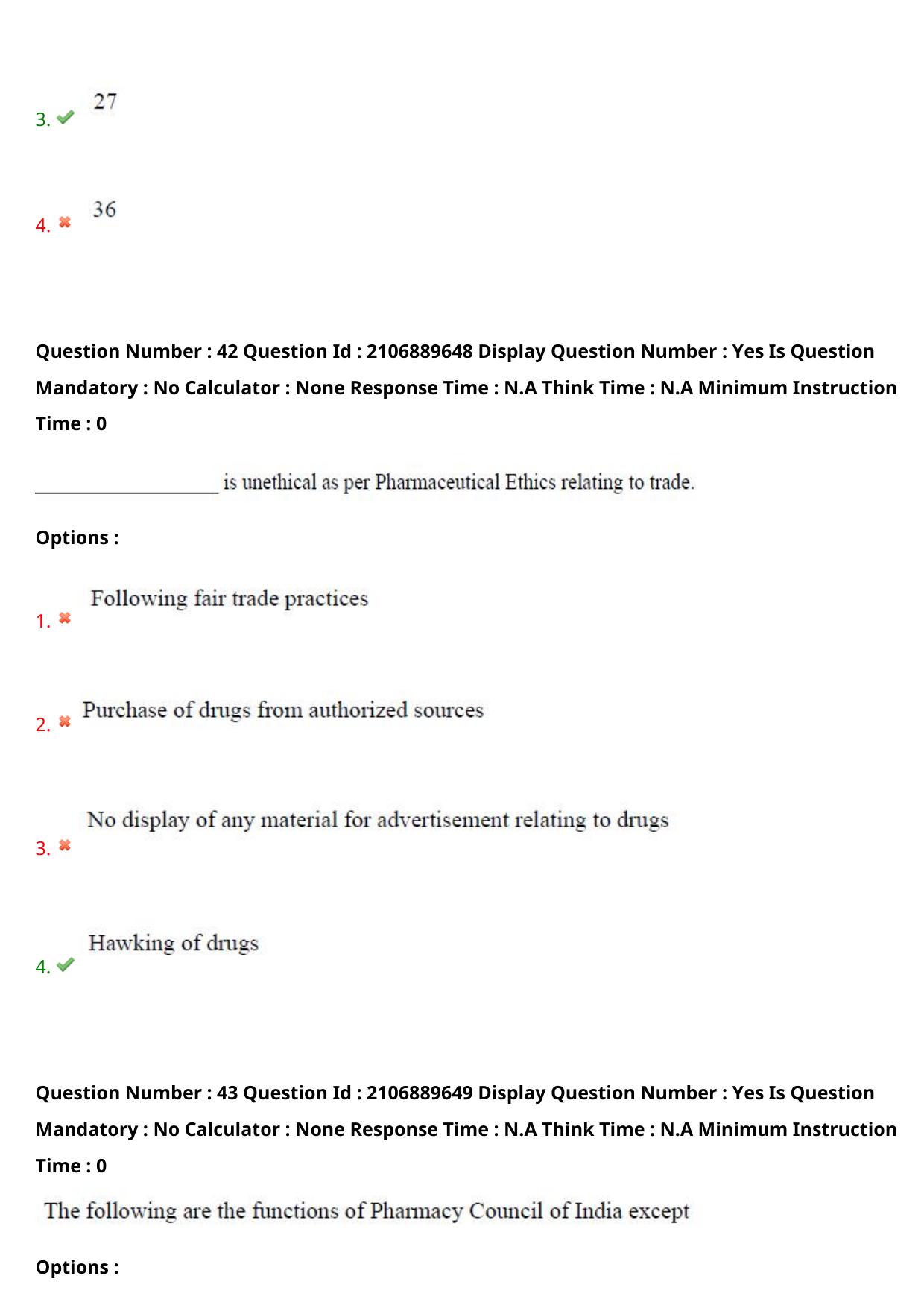 AP ECET 2024 Pharmacy (Shift 2) Question Paper wth Key - Page 26