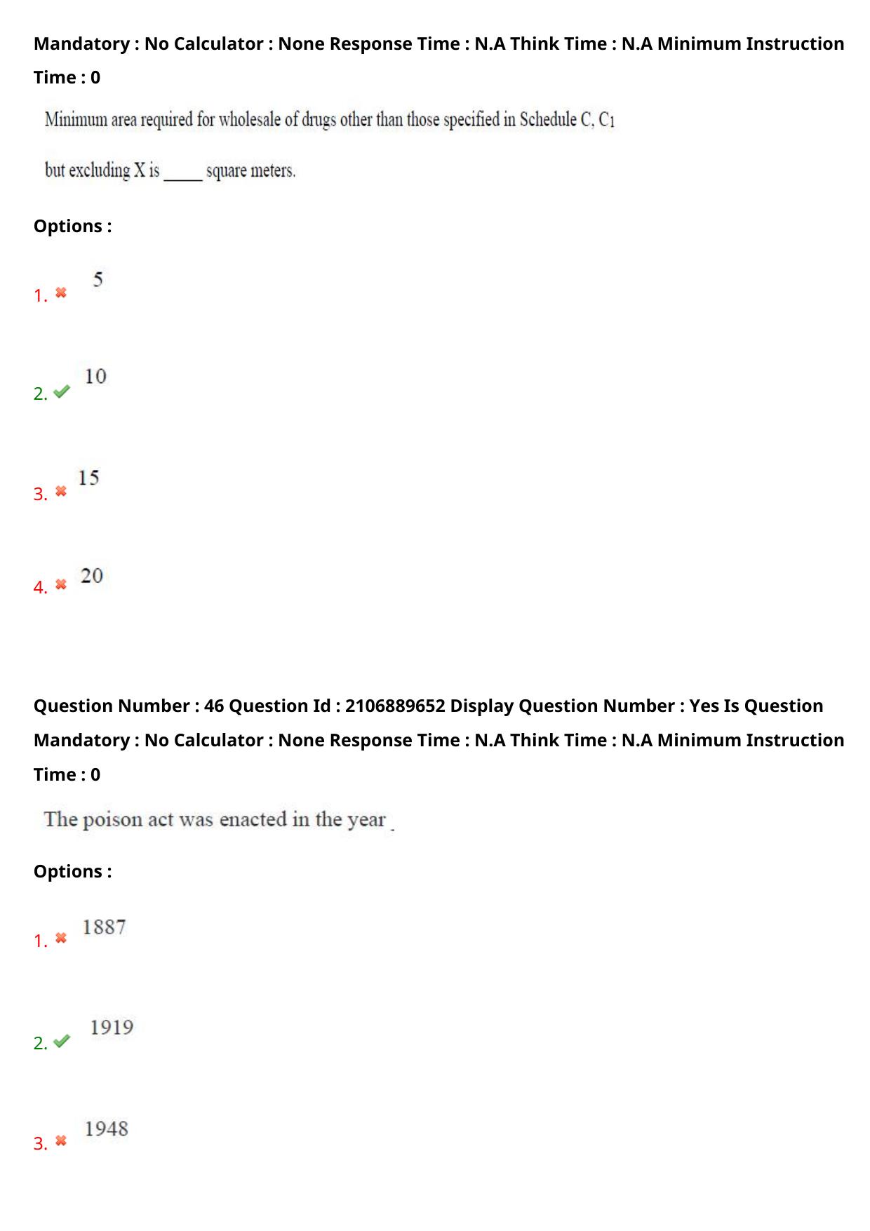 AP ECET 2024 Pharmacy (Shift 2) Question Paper wth Key - Page 28