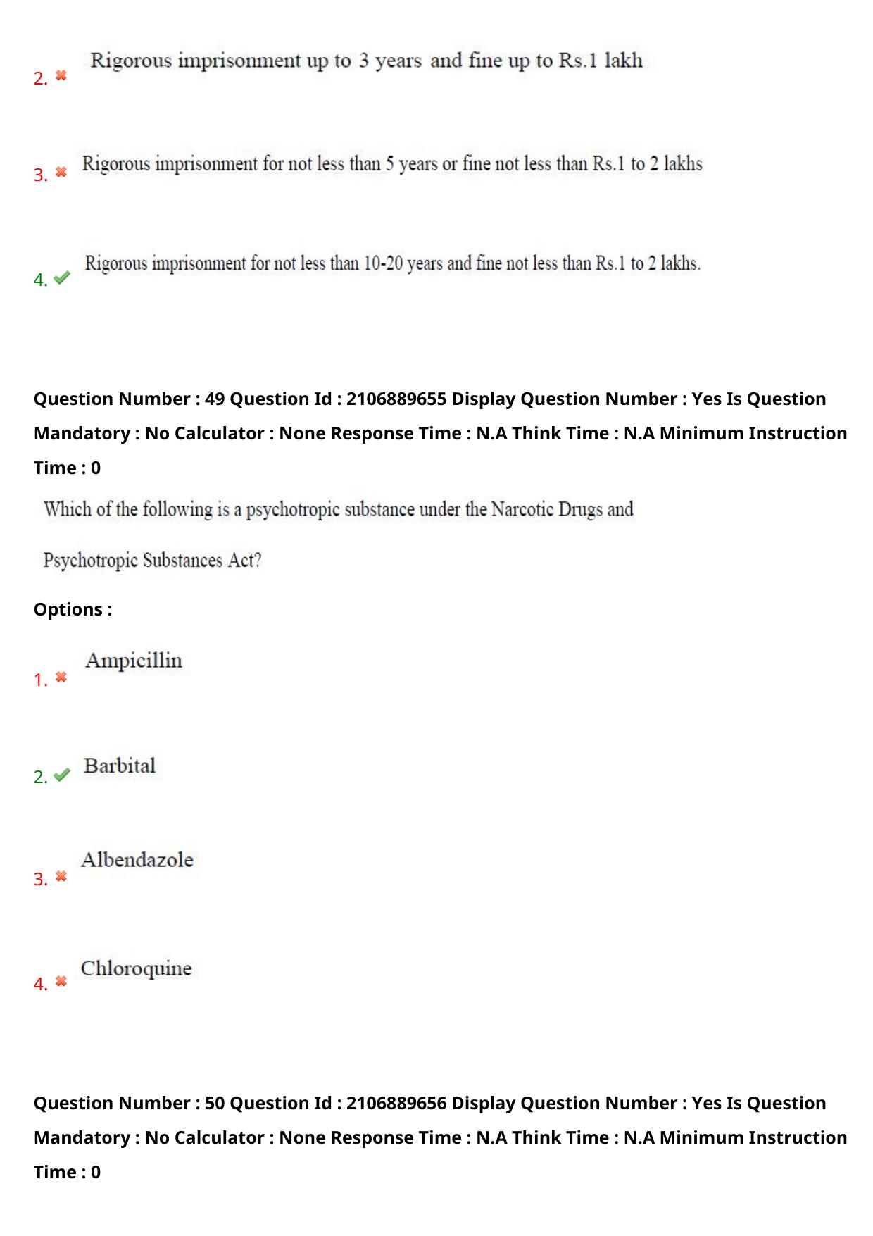 AP ECET 2024 Pharmacy (Shift 2) Question Paper wth Key - Page 30