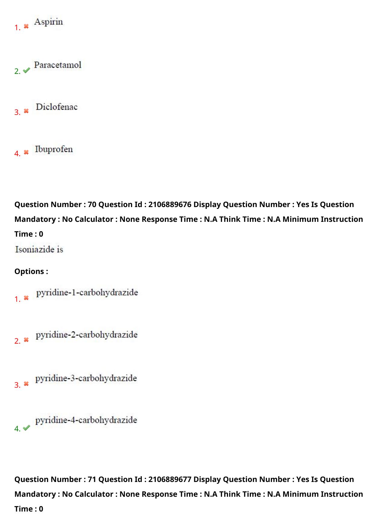 AP ECET 2024 Pharmacy (Shift 2) Question Paper wth Key - Page 42