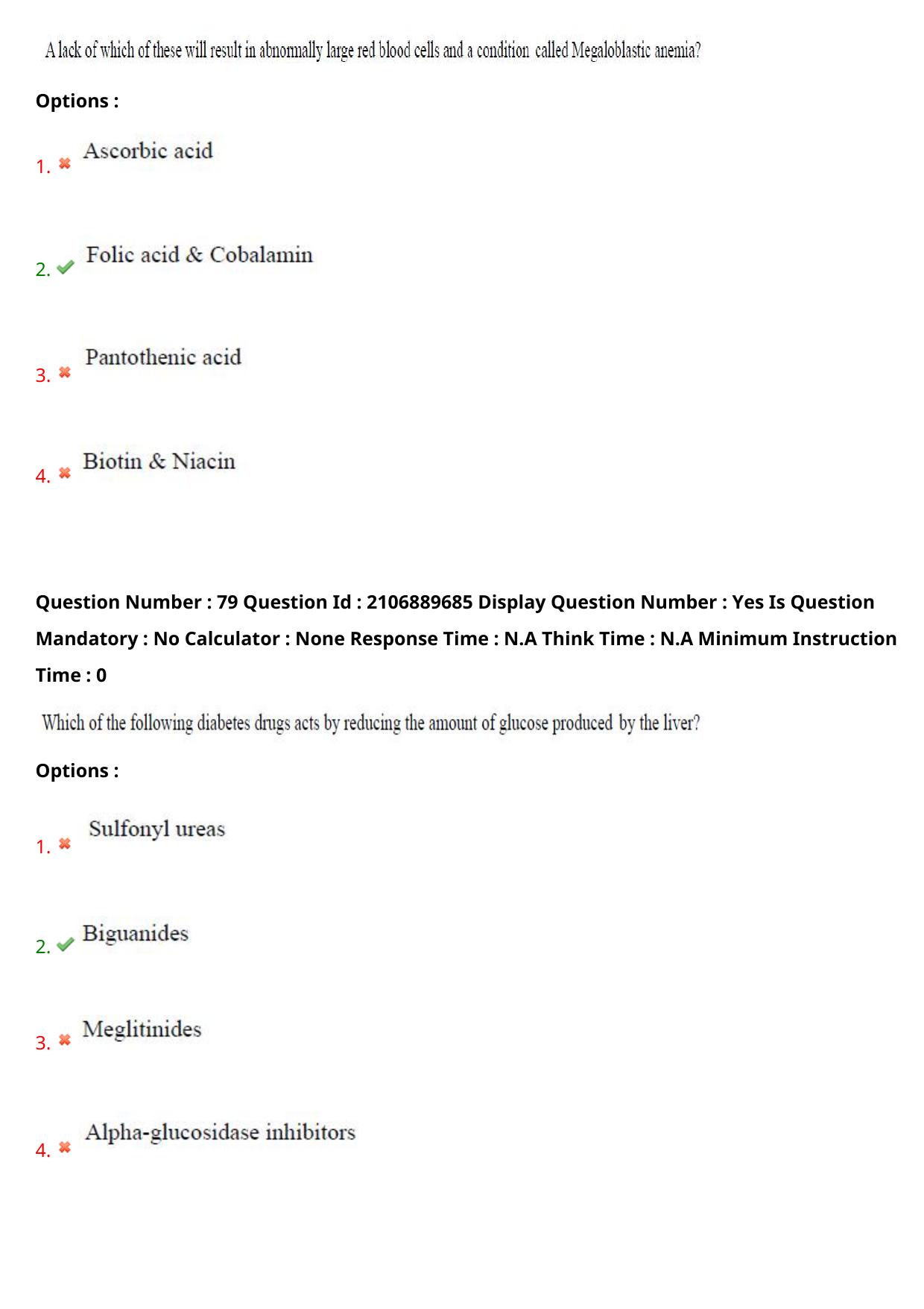 AP ECET 2024 Pharmacy (Shift 2) Question Paper wth Key - Page 47