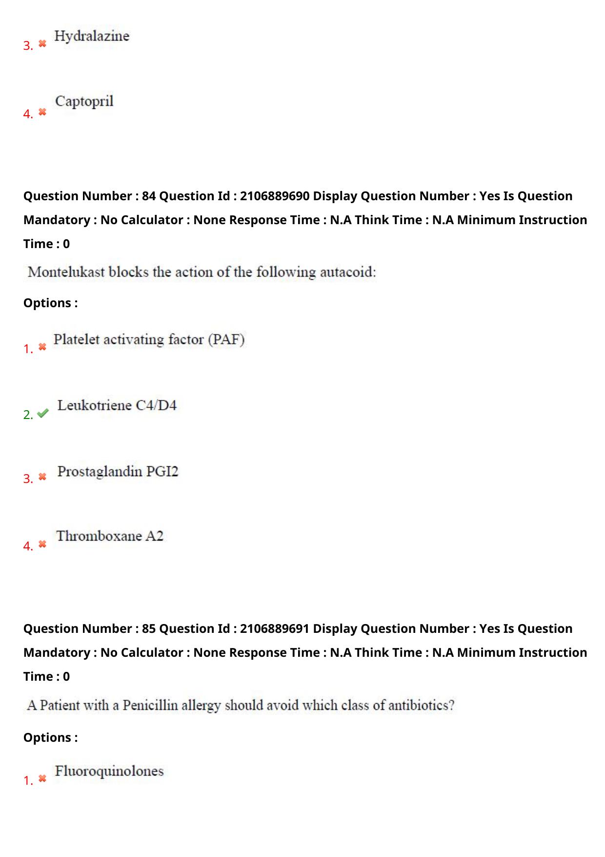 AP ECET 2024 Pharmacy (Shift 2) Question Paper wth Key - Page 50