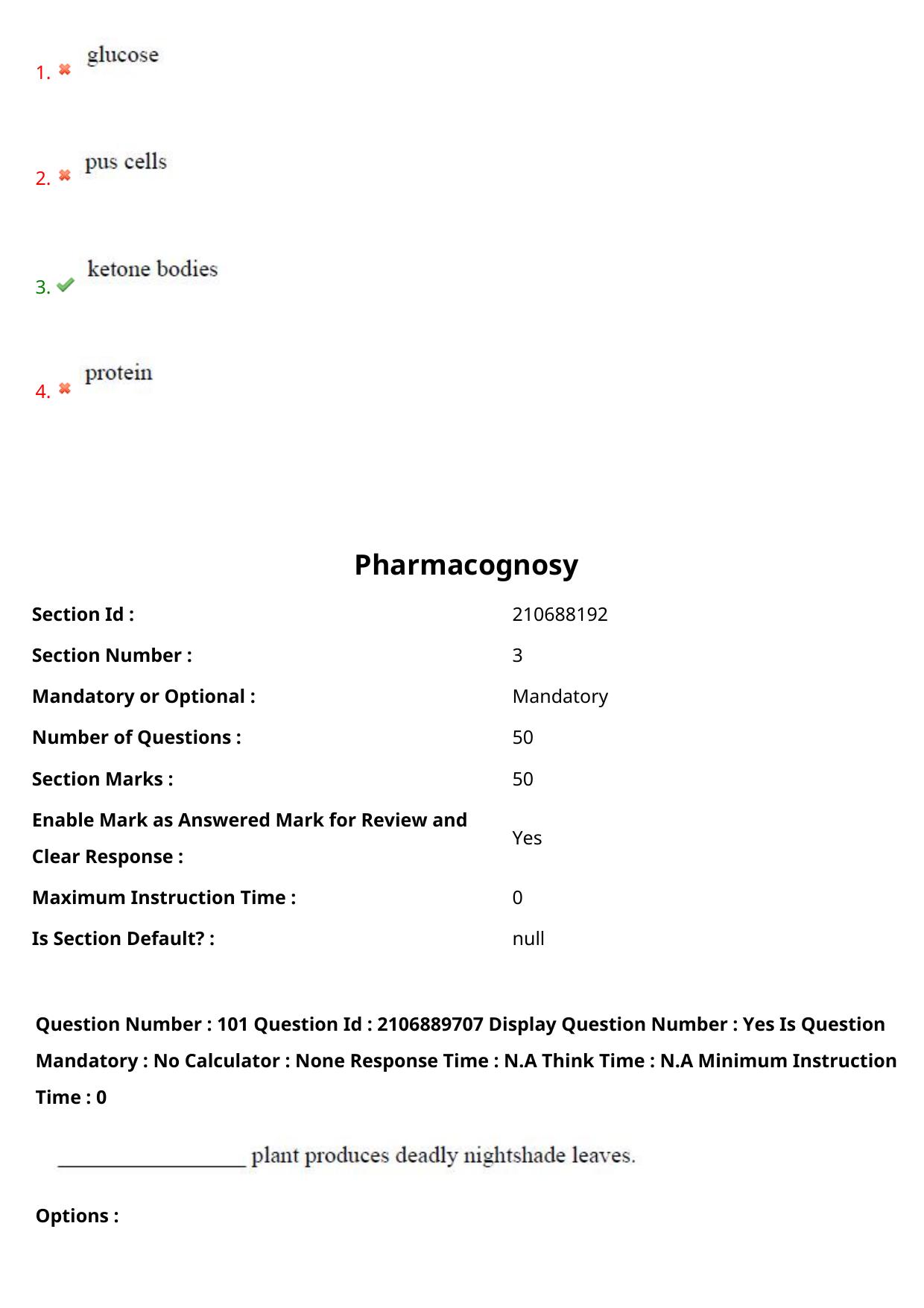 AP ECET 2024 Pharmacy (Shift 2) Question Paper wth Key - Page 59