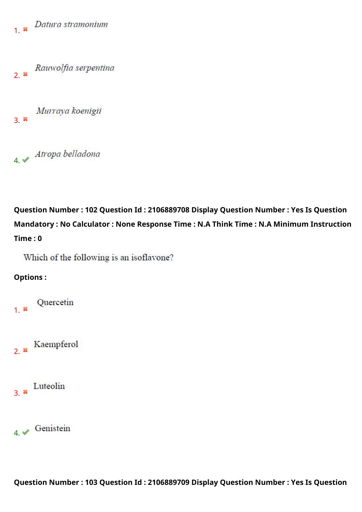 AP ECET 2024 Pharmacy (Shift 2) Question Paper wth Key - Page 60