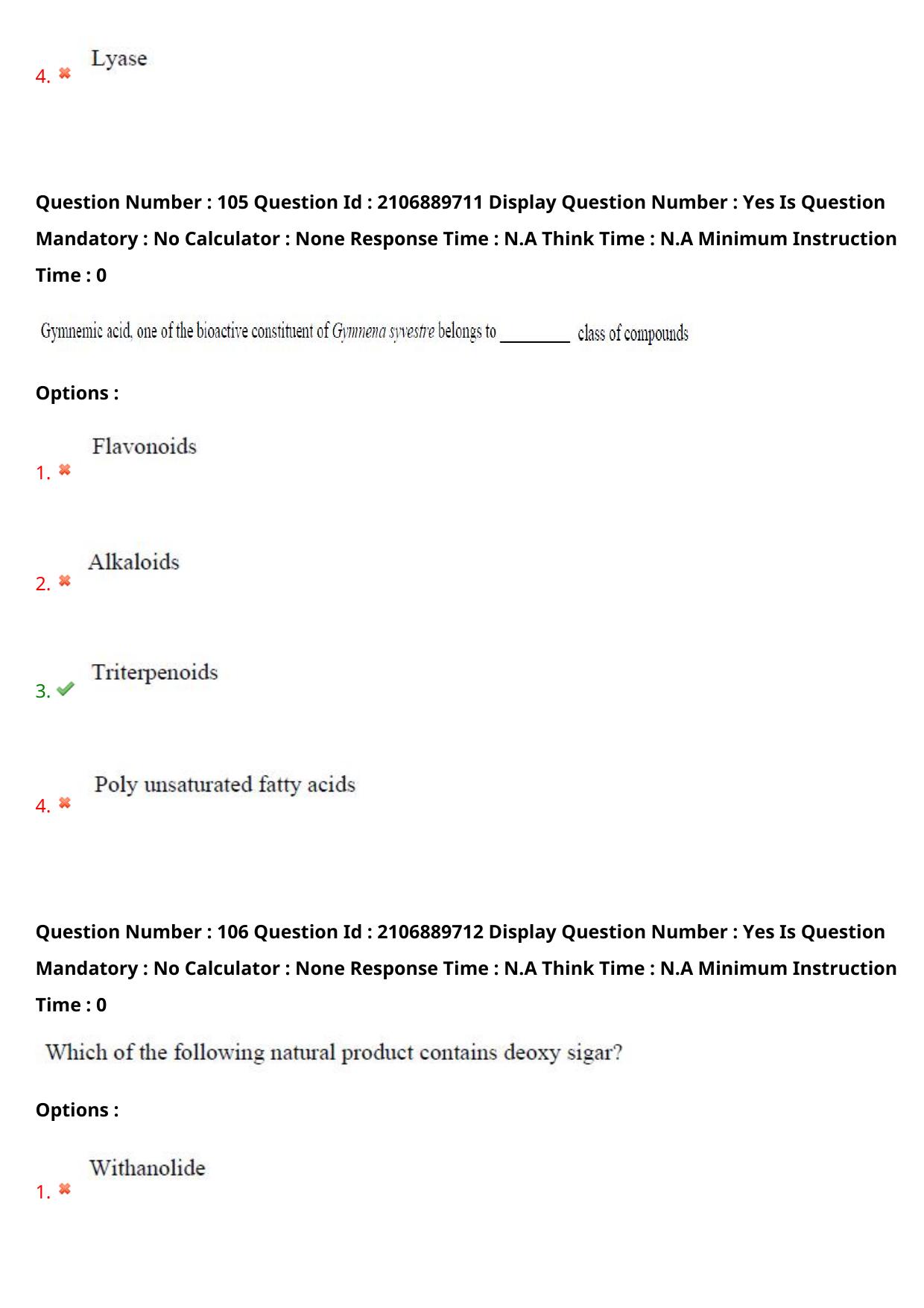 AP ECET 2024 Pharmacy (Shift 2) Question Paper wth Key - Page 62