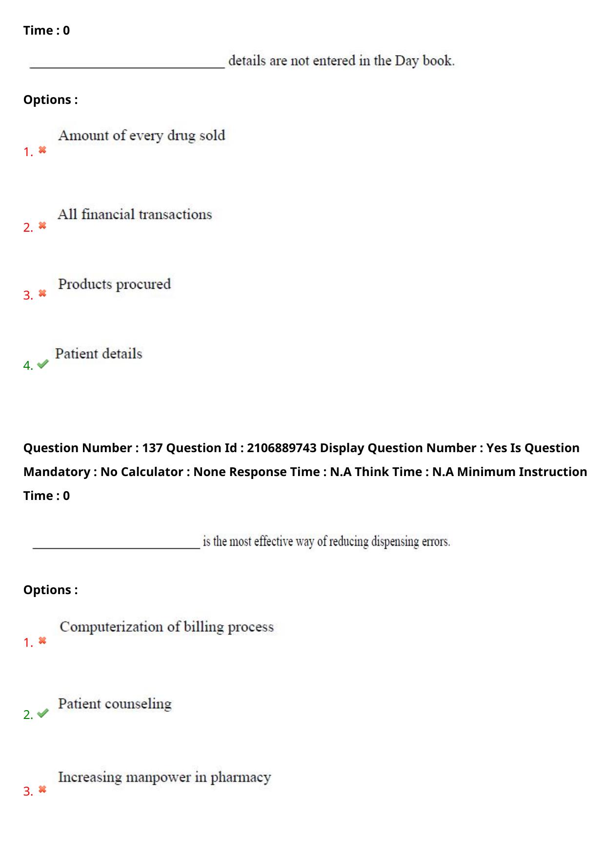 AP ECET 2024 Pharmacy (Shift 2) Question Paper wth Key - Page 80