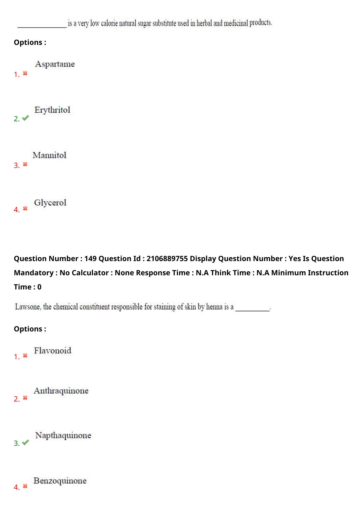 AP ECET 2024 Pharmacy (Shift 2) Question Paper wth Key - Page 87