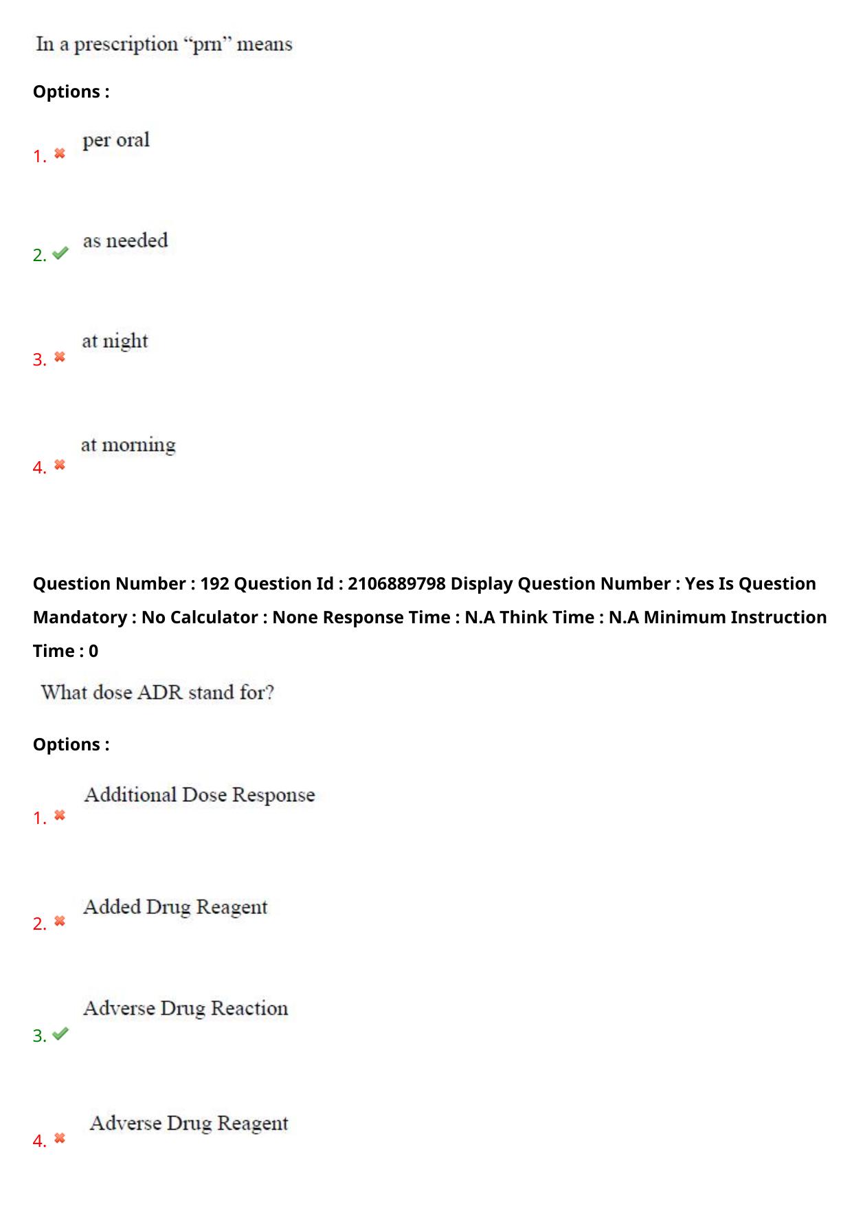 AP ECET 2024 Pharmacy (Shift 2) Question Paper wth Key - Page 112