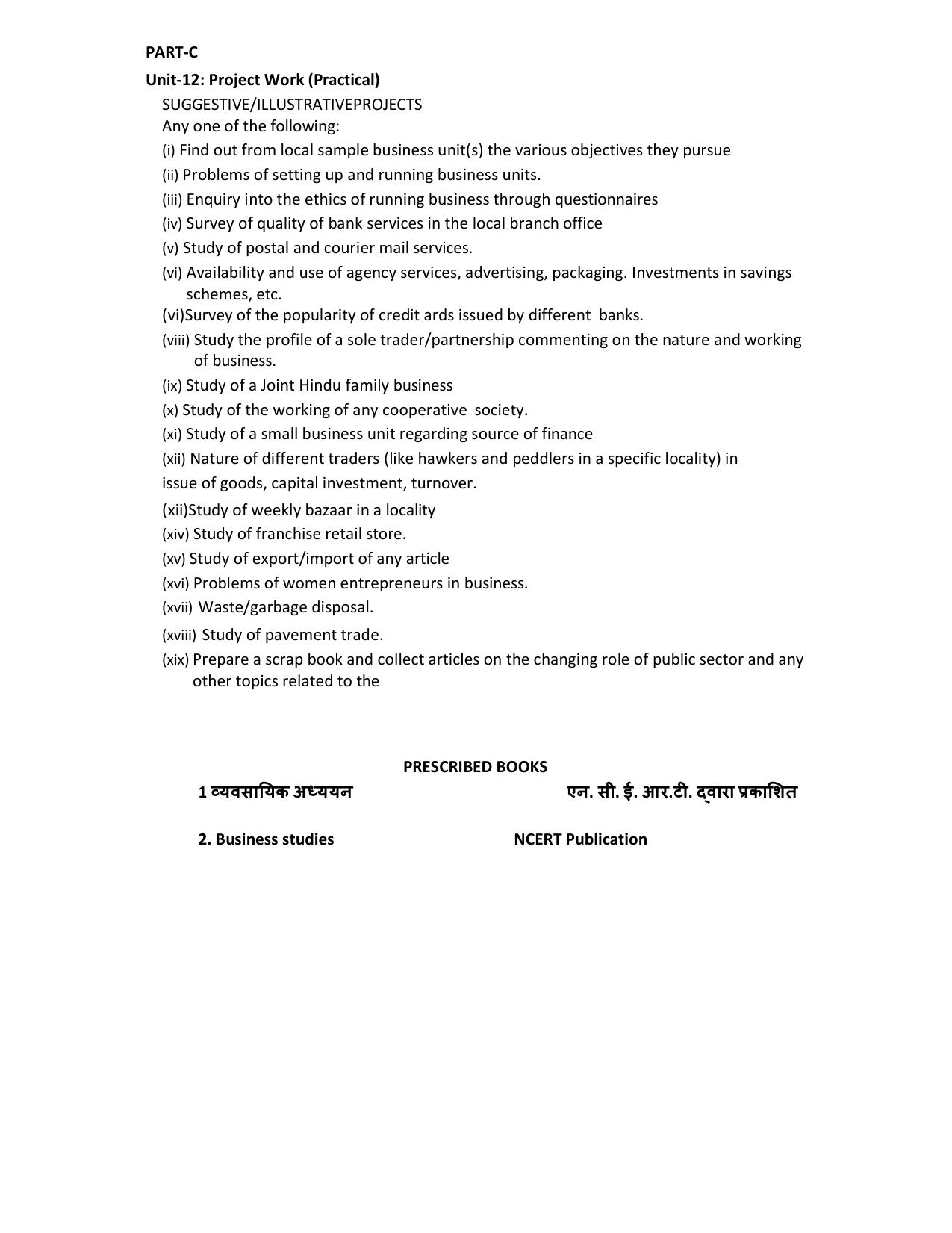 HP Board Class 11th Syllabus for Business Study - Page 4