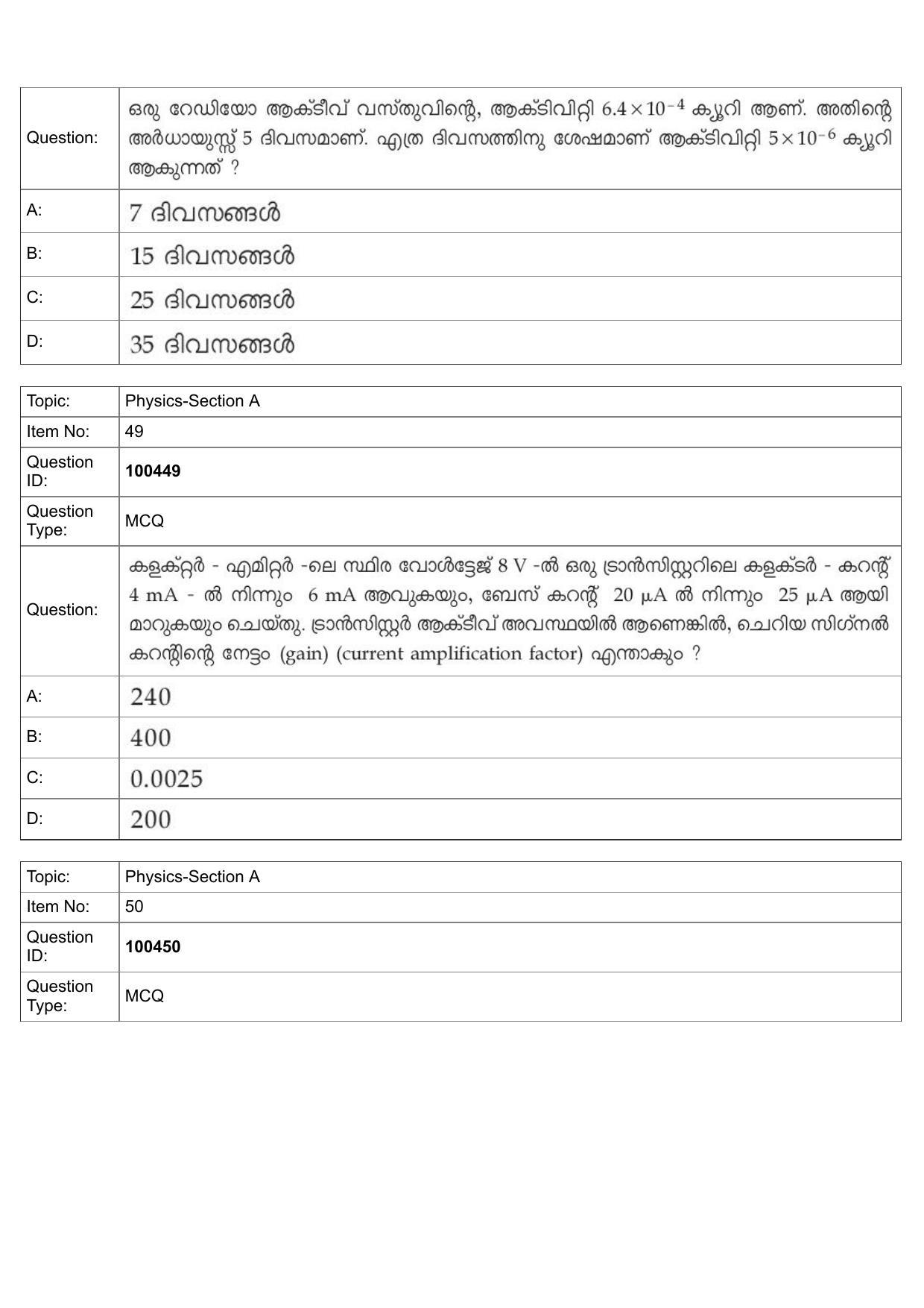 JEE Mains 2022: BTech Malayalam (Shift 2) 27-07-2022 Question Paper - Page 24
