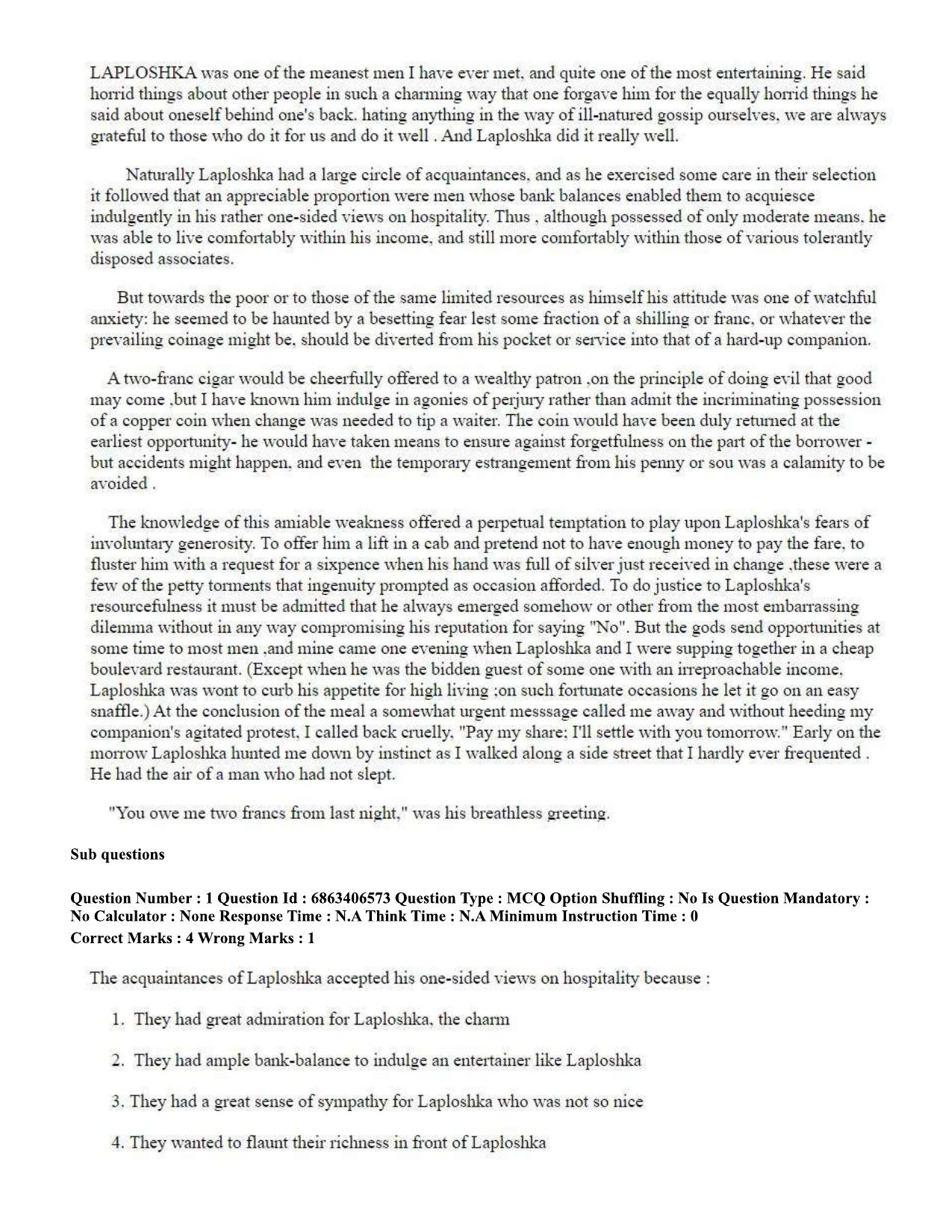 CUET PG 2023: MTQP01 – Chemical Thermal & Polymer Engineering (Eng.)-shift 1 (07-06-2023) Question Paper - Page 2