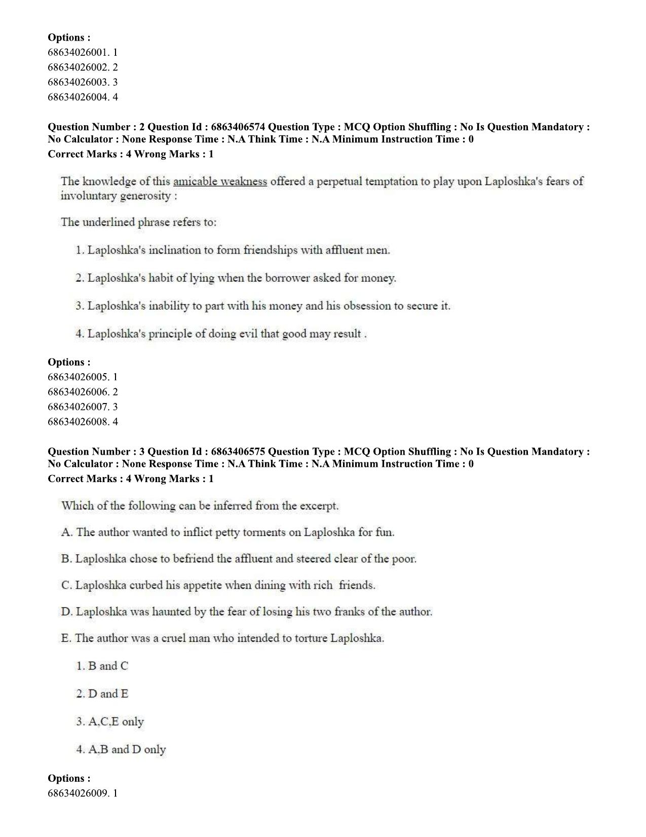 CUET PG 2023: MTQP01 – Chemical Thermal & Polymer Engineering (Eng.)-shift 1 (07-06-2023) Question Paper - Page 3