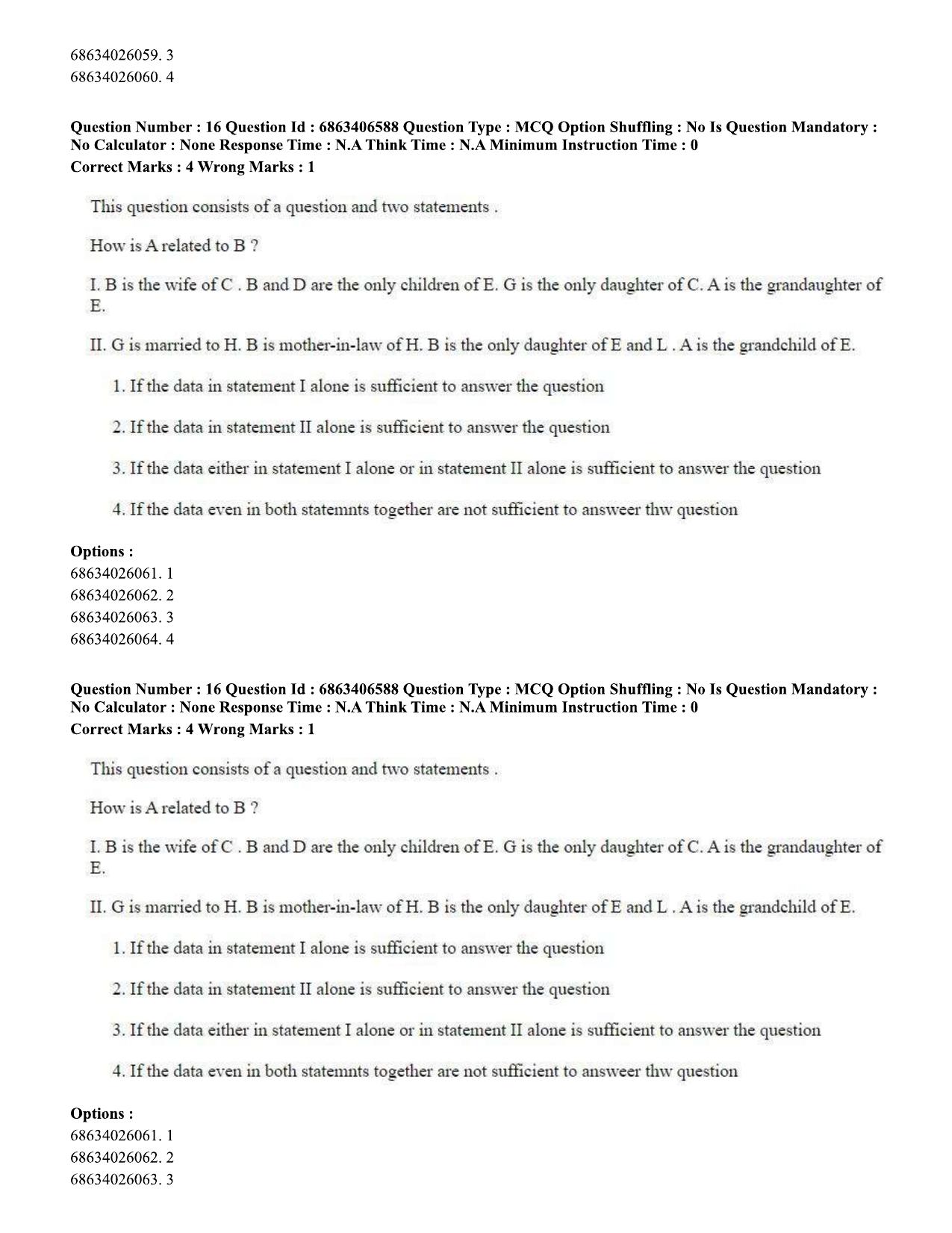 CUET PG 2023: MTQP01 – Chemical Thermal & Polymer Engineering (Eng.)-shift 1 (07-06-2023) Question Paper - Page 18