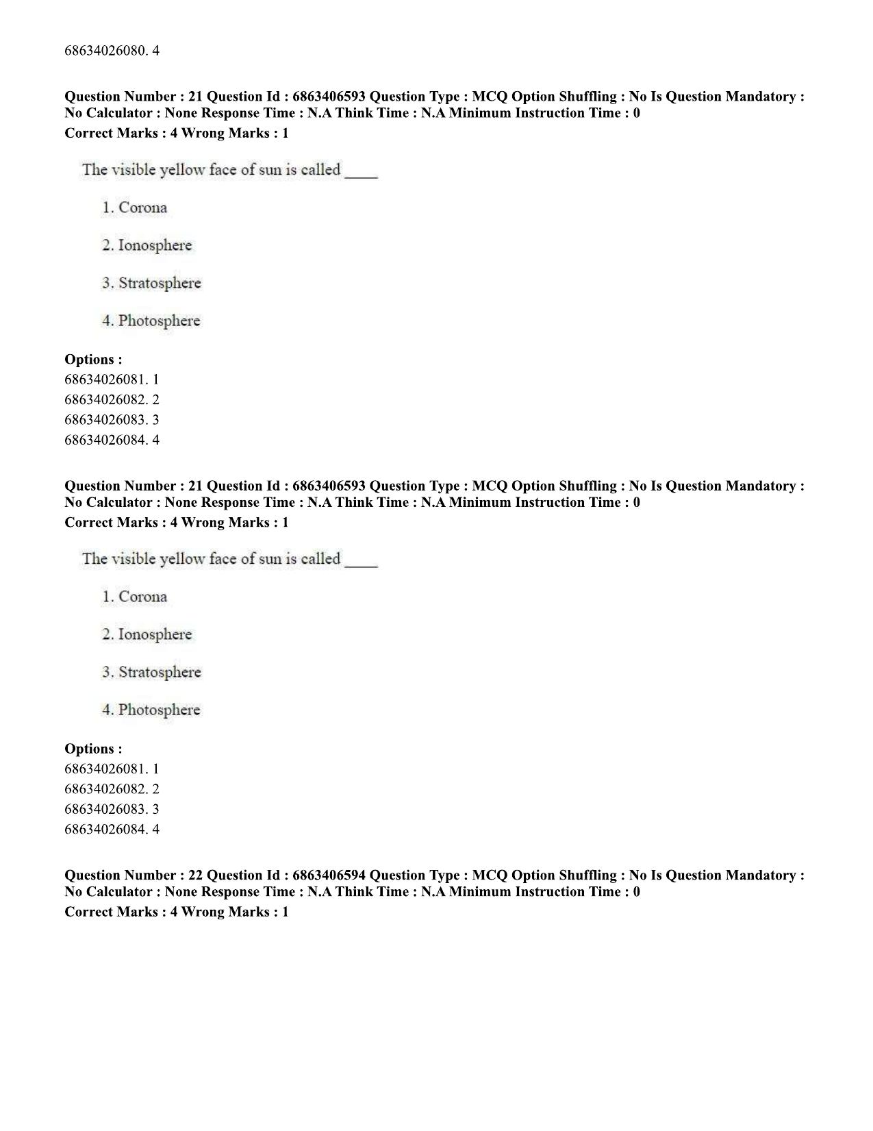 CUET PG 2023: MTQP01 – Chemical Thermal & Polymer Engineering (Eng.)-shift 1 (07-06-2023) Question Paper - Page 23