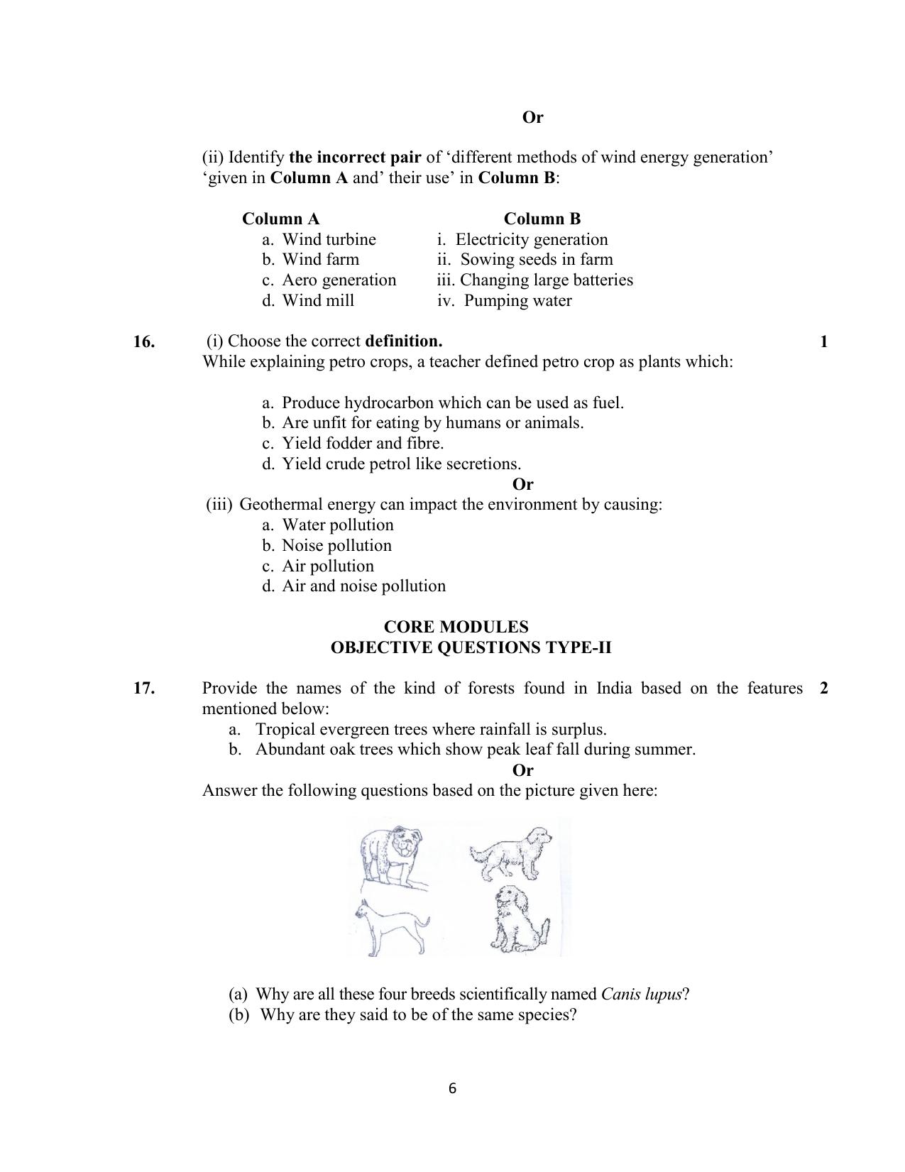 NIOS Class 12 Environmental Science Sample Paper - Page 6
