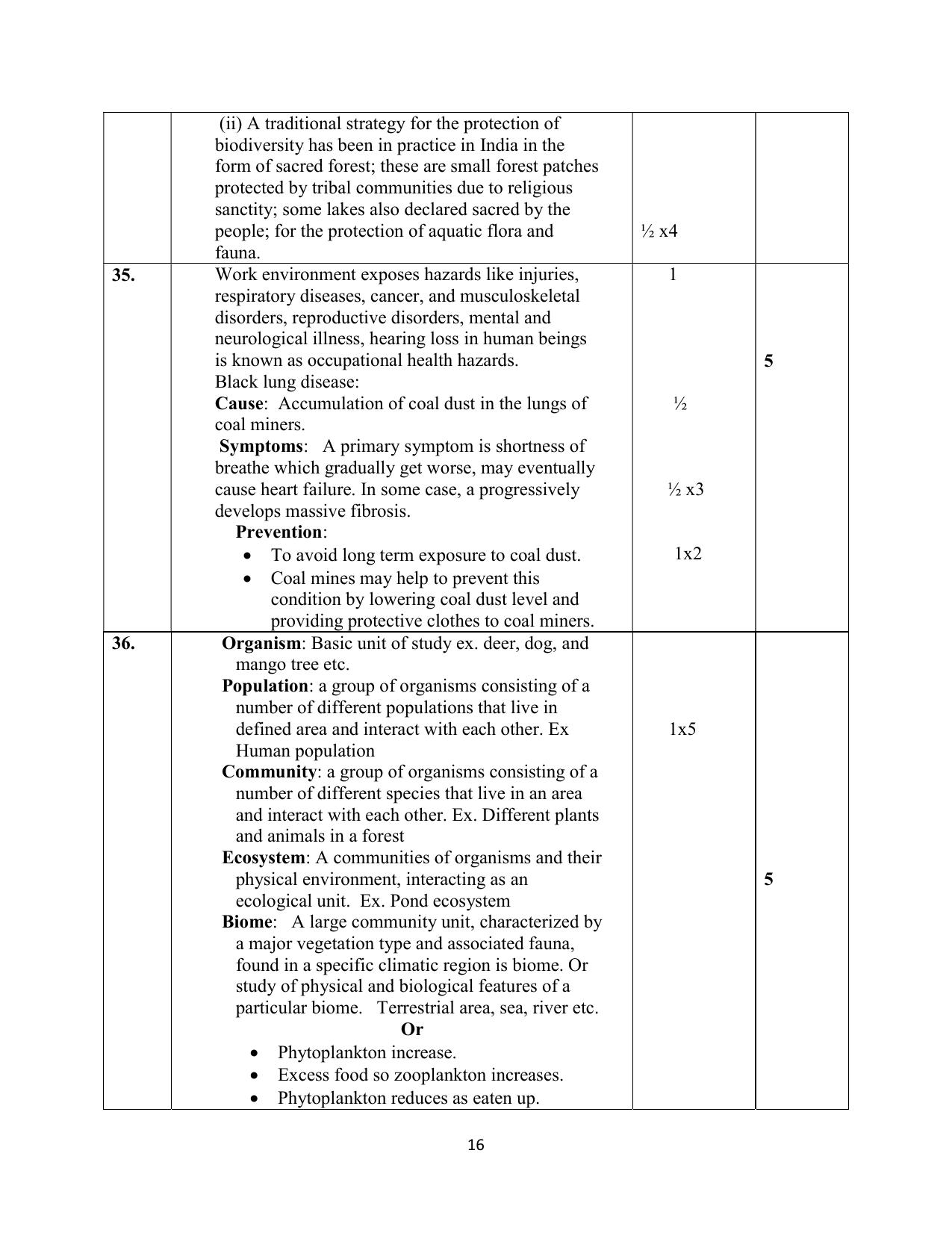 NIOS Class 12 Environmental Science Sample Paper - Page 16