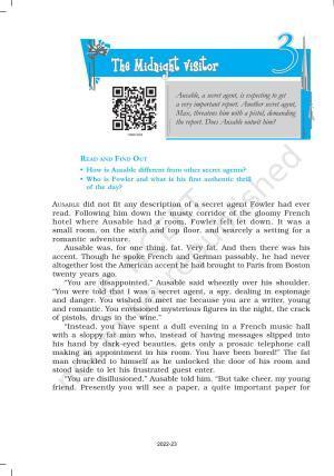 NCERT Book for Class 10 English Footprints Without Feet Chapter 3 The Midnight Visitor