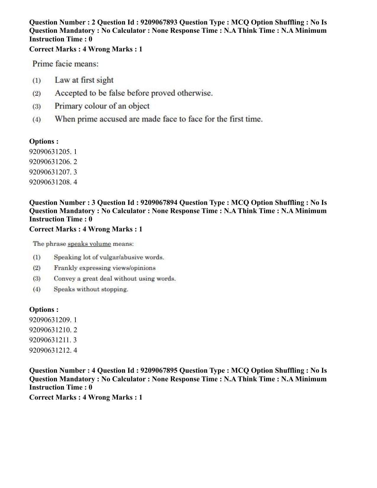 CUET PG 2023: LAQP29 – Pashto (Eng.)-Shift 2 (08-06-2023) Question Paper - Page 3