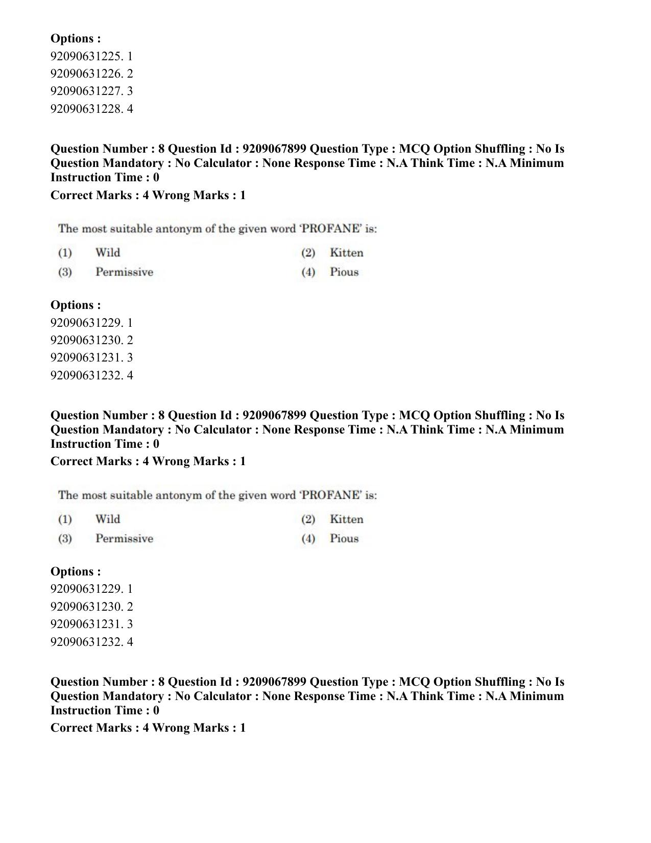 CUET PG 2023: LAQP29 – Pashto (Eng.)-Shift 2 (08-06-2023) Question Paper - Page 13