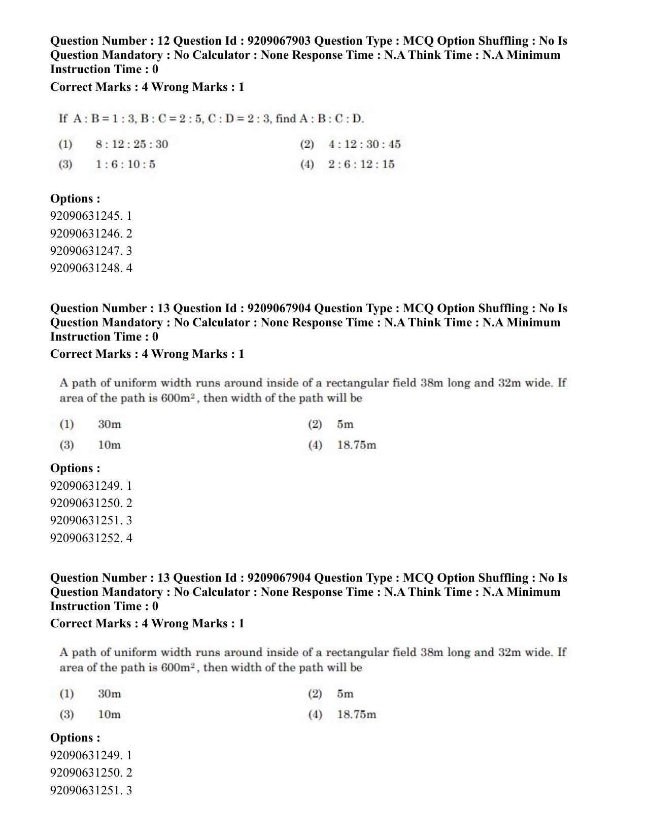CUET PG 2023: LAQP29 – Pashto (Eng.)-Shift 2 (08-06-2023) Question Paper - Page 18
