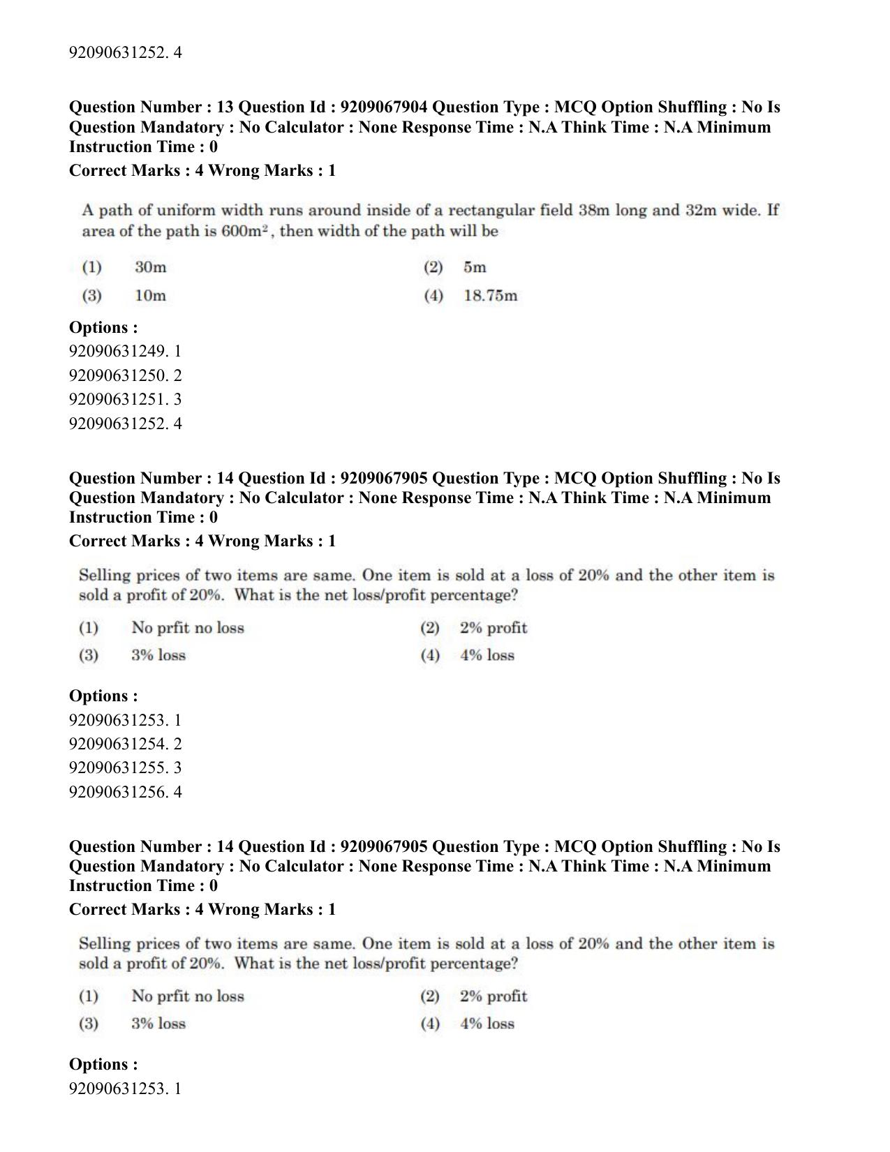 CUET PG 2023: LAQP29 – Pashto (Eng.)-Shift 2 (08-06-2023) Question Paper - Page 19