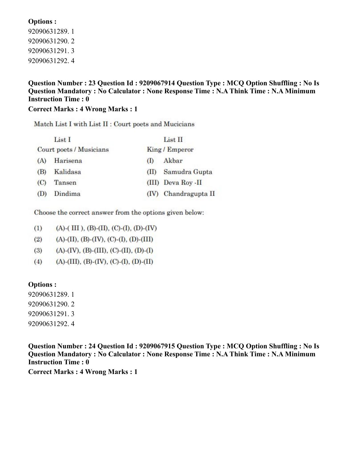 CUET PG 2023: LAQP29 – Pashto (Eng.)-Shift 2 (08-06-2023) Question Paper - Page 33