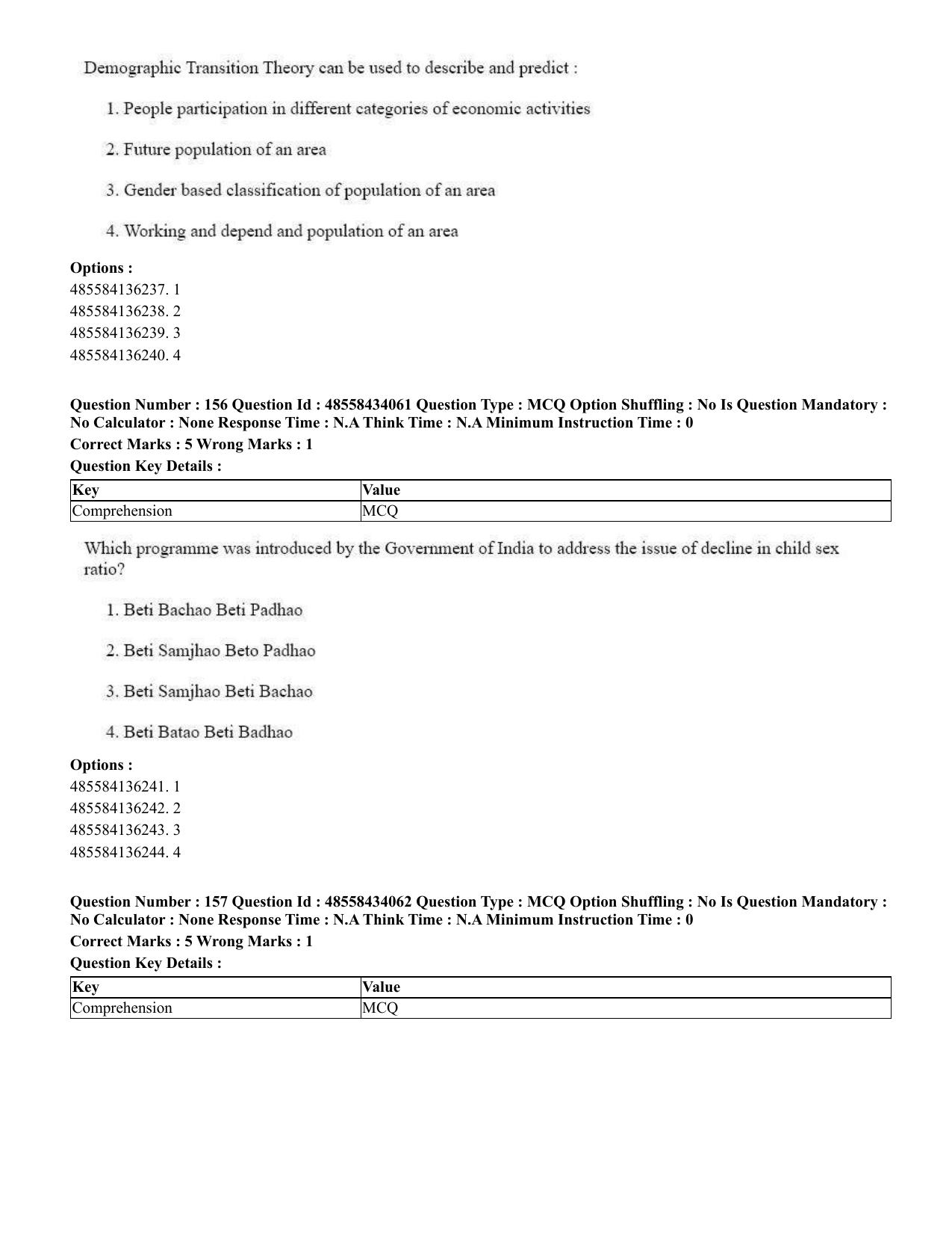 CUET 2023 English Assamese Shift 3 Question Paper - 18 June 2023 - Page 167