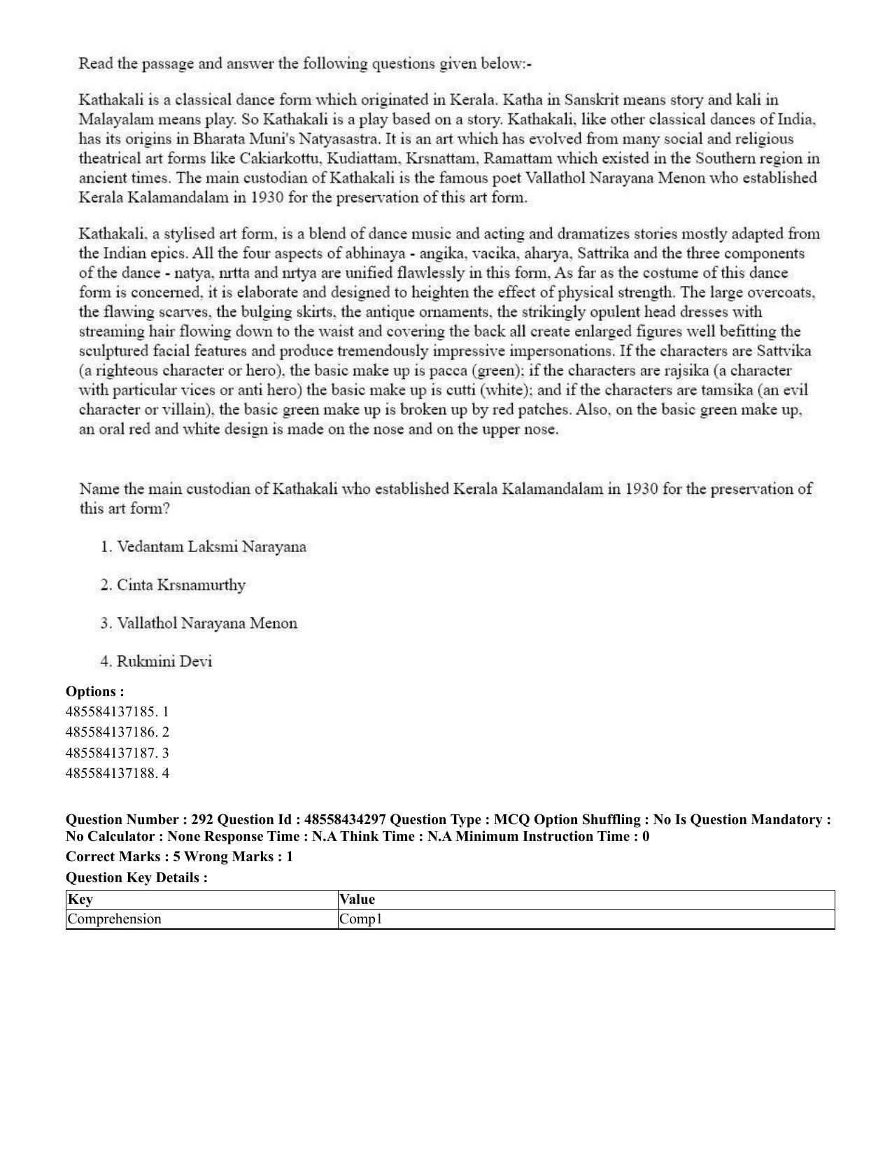 CUET 2023 English Assamese Shift 3 Question Paper - 18 June 2023 - Page 268