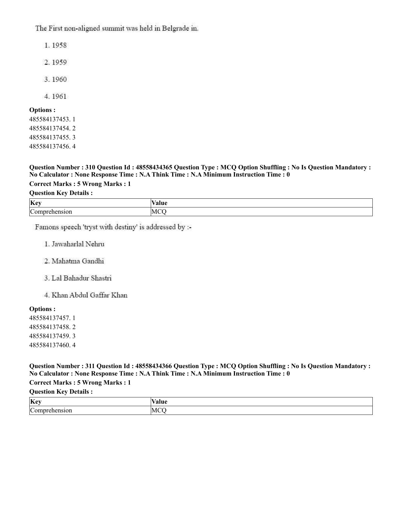 CUET 2023 English Assamese Shift 3 Question Paper - 18 June 2023 - Page 289