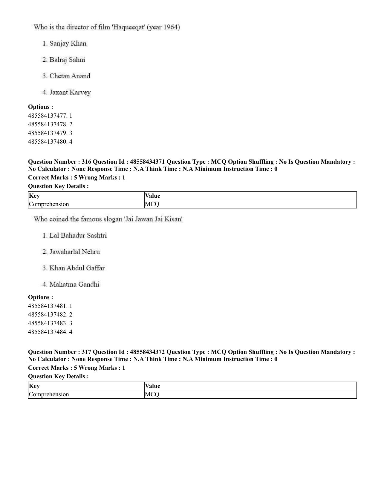 CUET 2023 English Assamese Shift 3 Question Paper - 18 June 2023 - Page 292