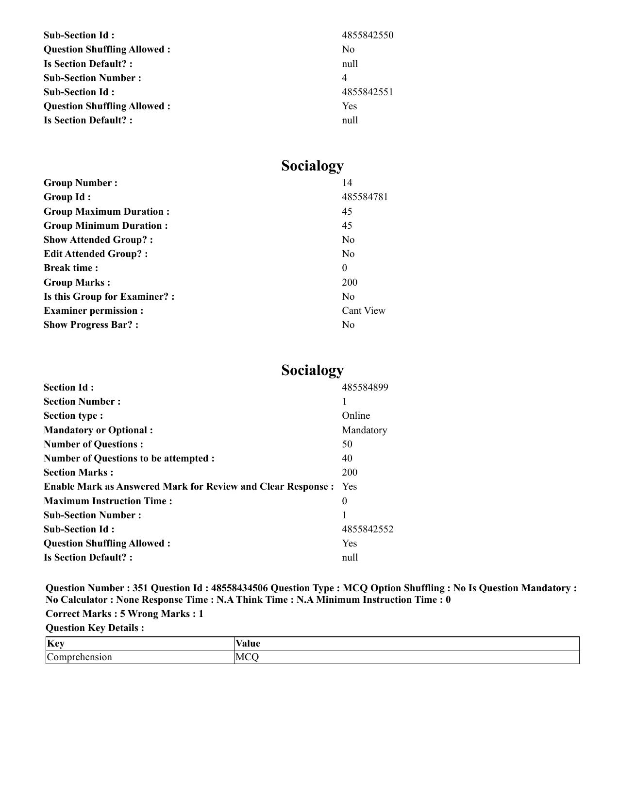 CUET 2023 English Assamese Shift 3 Question Paper - 18 June 2023 - Page 313