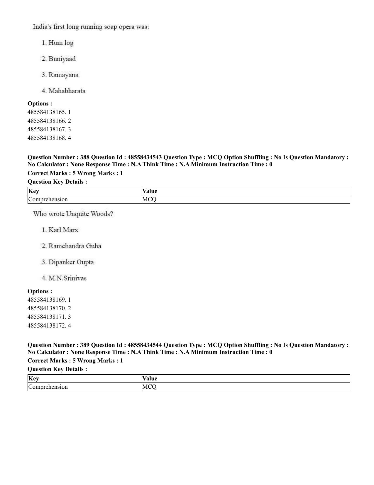 CUET 2023 English Assamese Shift 3 Question Paper - 18 June 2023 - Page 333