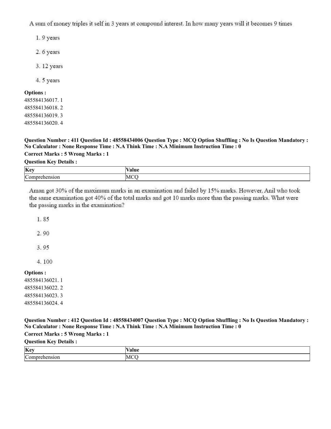 CUET 2023 English Assamese Shift 3 Question Paper - 18 June 2023 - Page 347