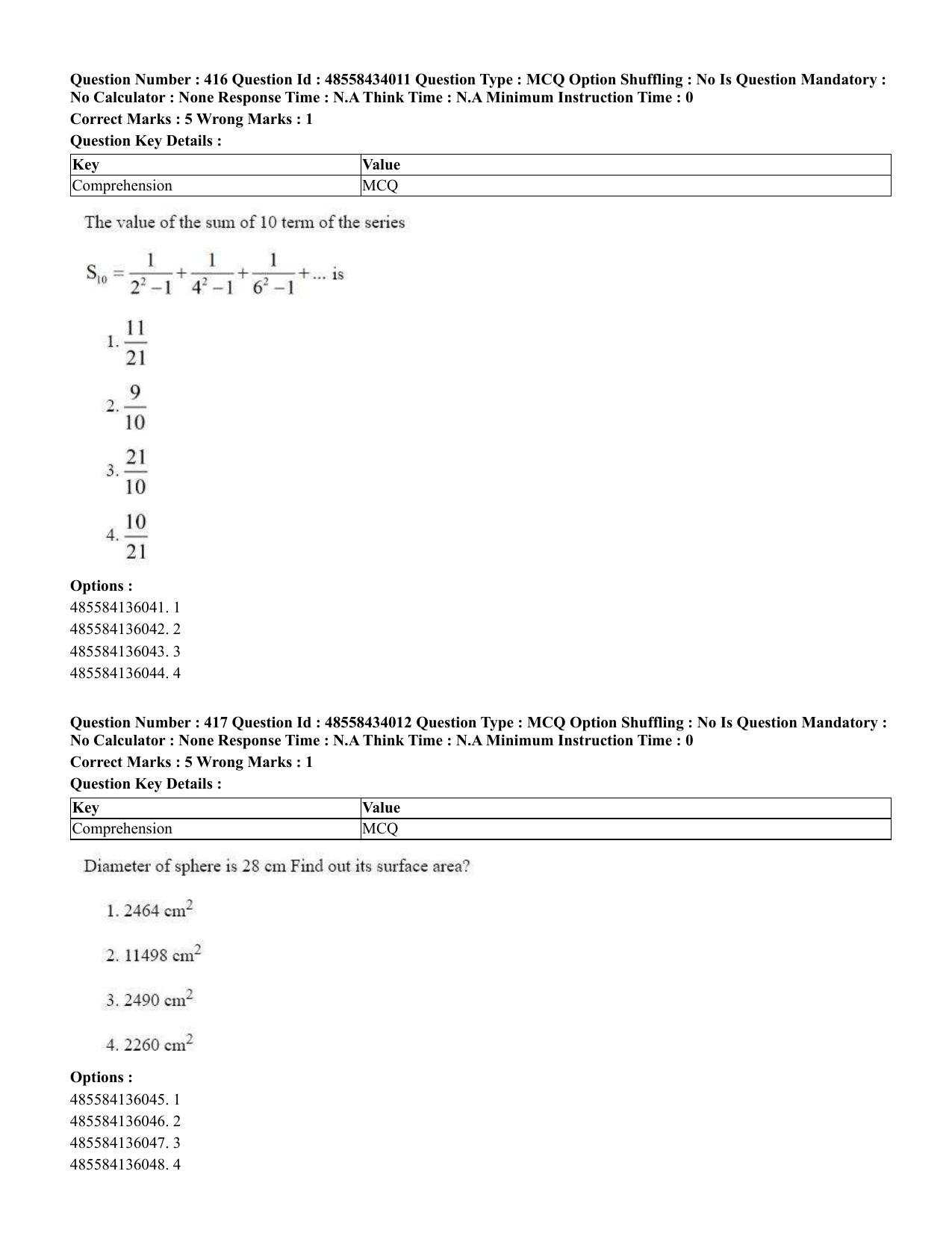 CUET 2023 English Assamese Shift 3 Question Paper - 18 June 2023 - Page 350