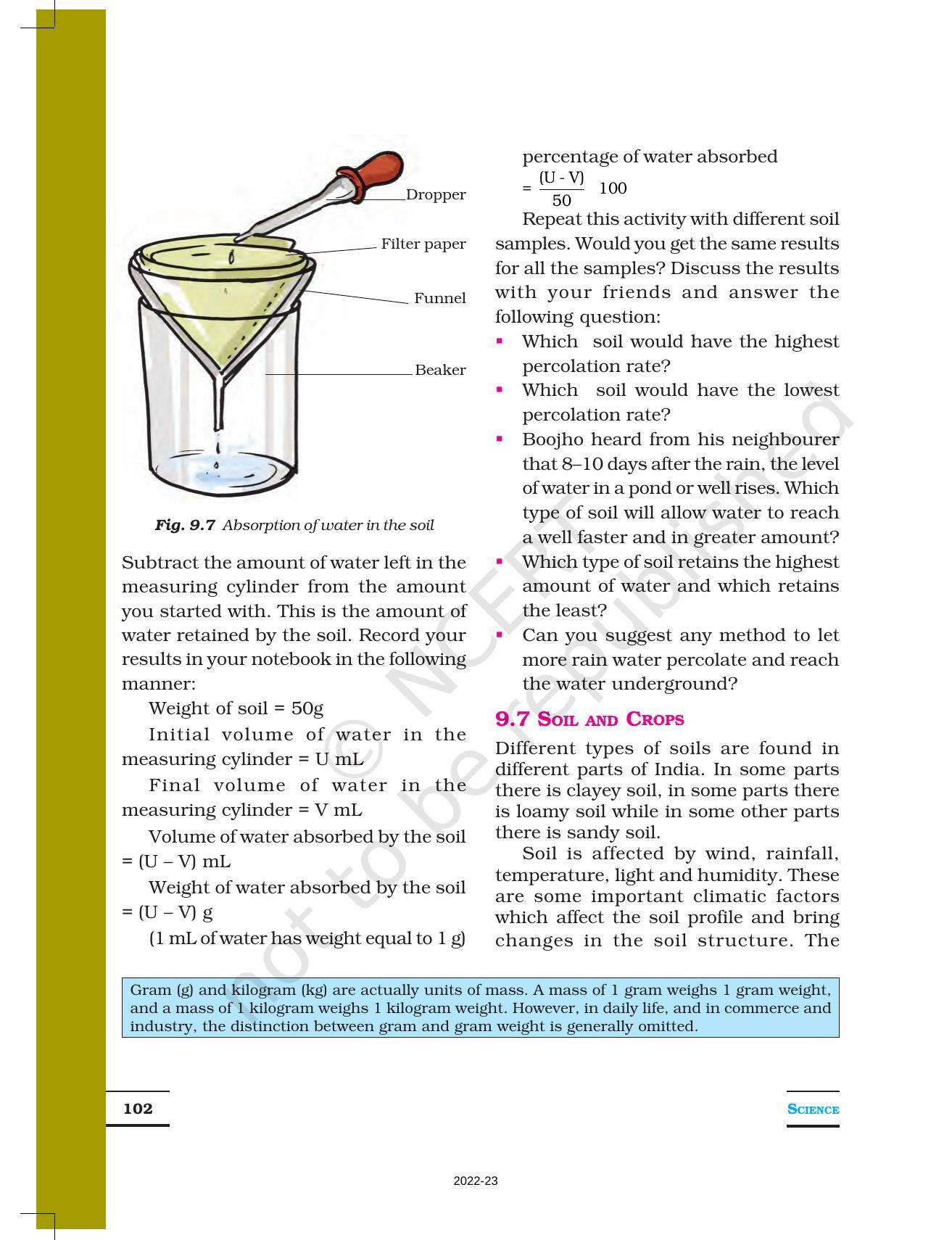 NCERT Book for Class 7 Science: Chapter 9-Soil - Page 7