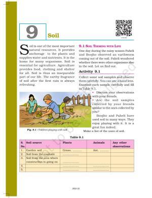 NCERT Book for Class 7 Science: Chapter 9-Soil