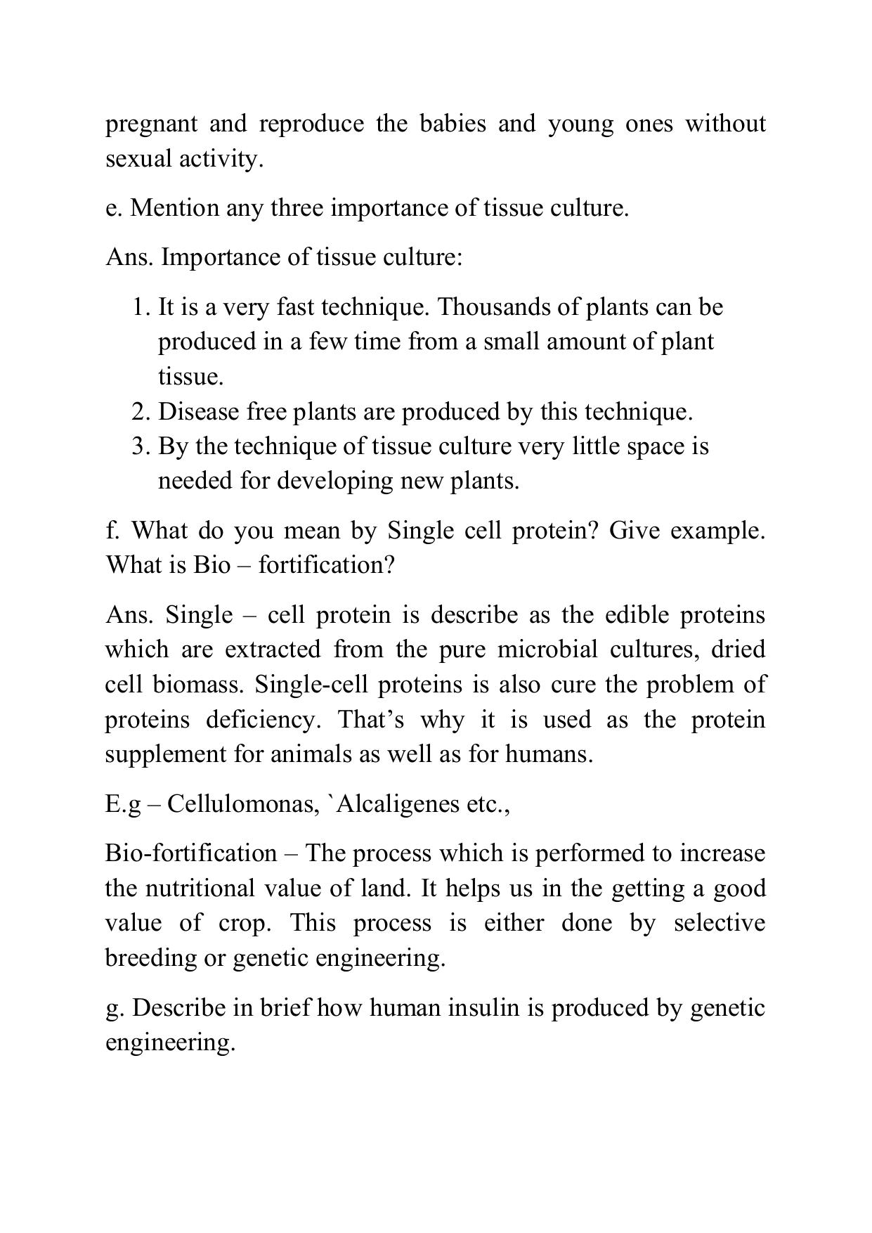 West Bengal Board Class 12 Biology Science 2016 Question Paper - Page 6