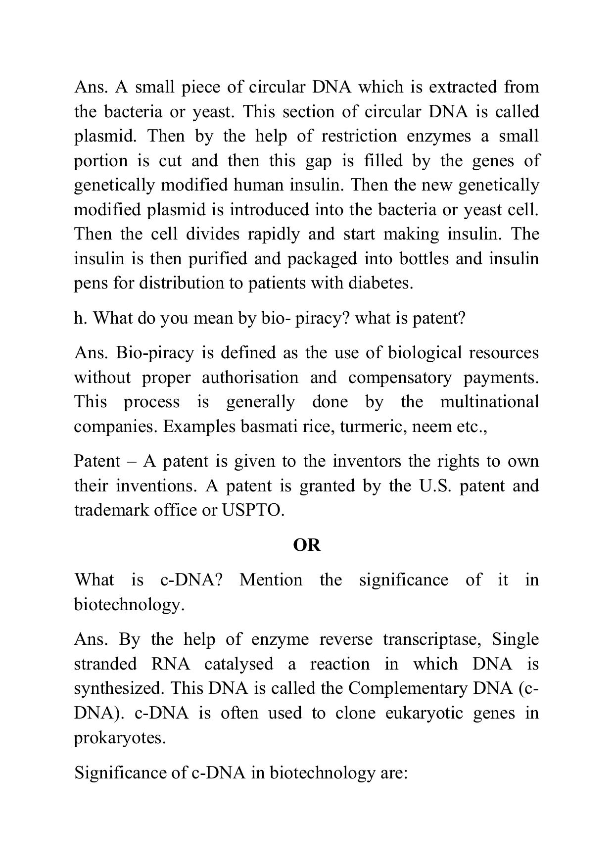 West Bengal Board Class 12 Biology Science 2016 Question Paper - Page 7