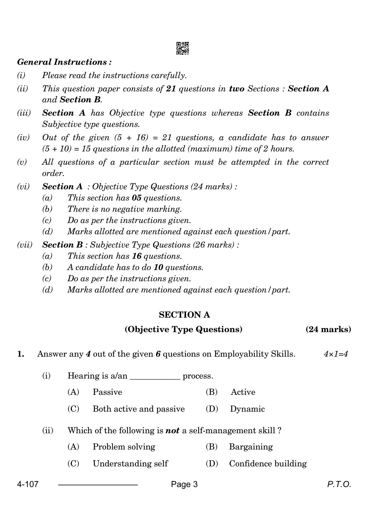 CBSE Class 10 Electronics Hardware 2024 Question Paper - Page 3