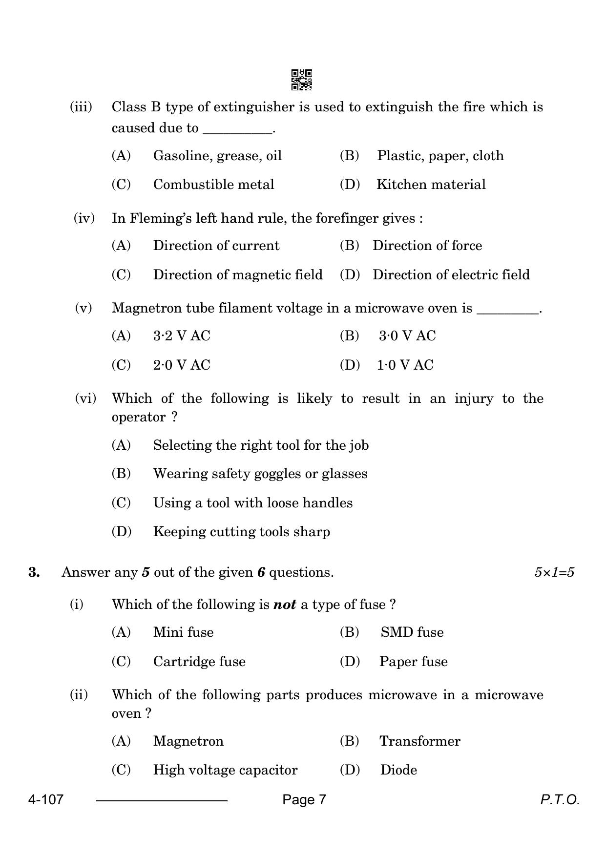 CBSE Class 10 Electronics Hardware 2024 Question Paper - Page 7