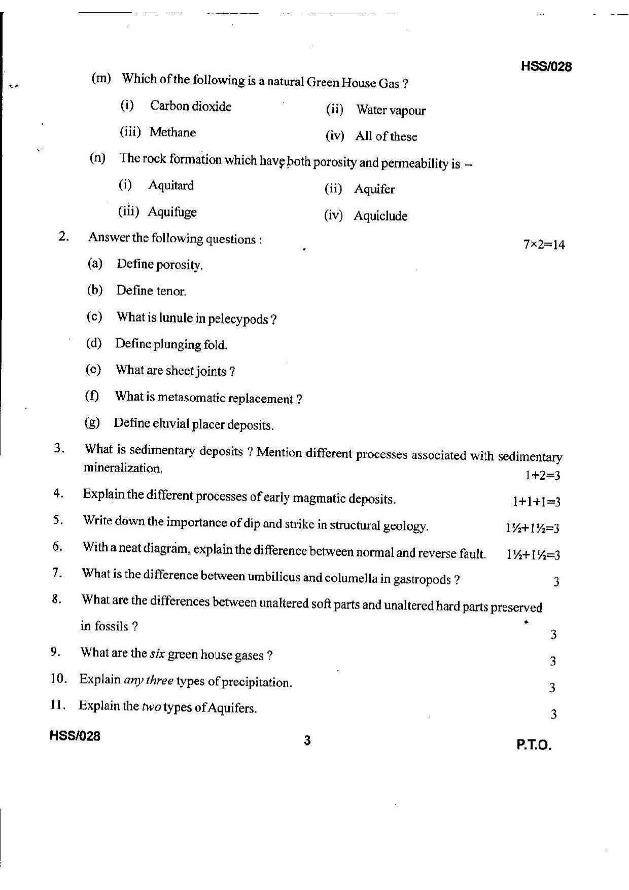 MBSE HSSLC 2021 Science Question Paper - Page 23