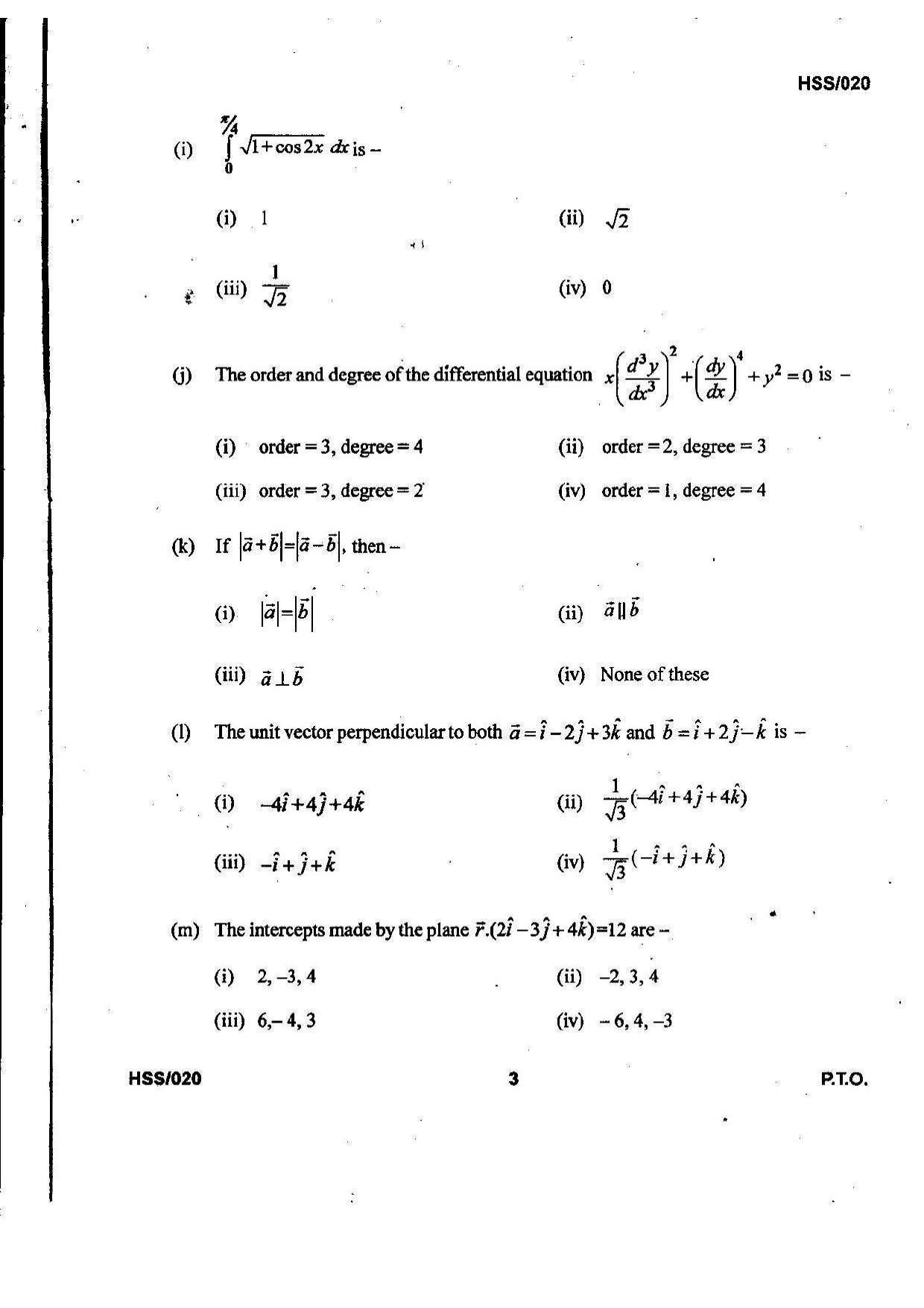 MBSE HSSLC 2021 Science Question Paper - Page 27