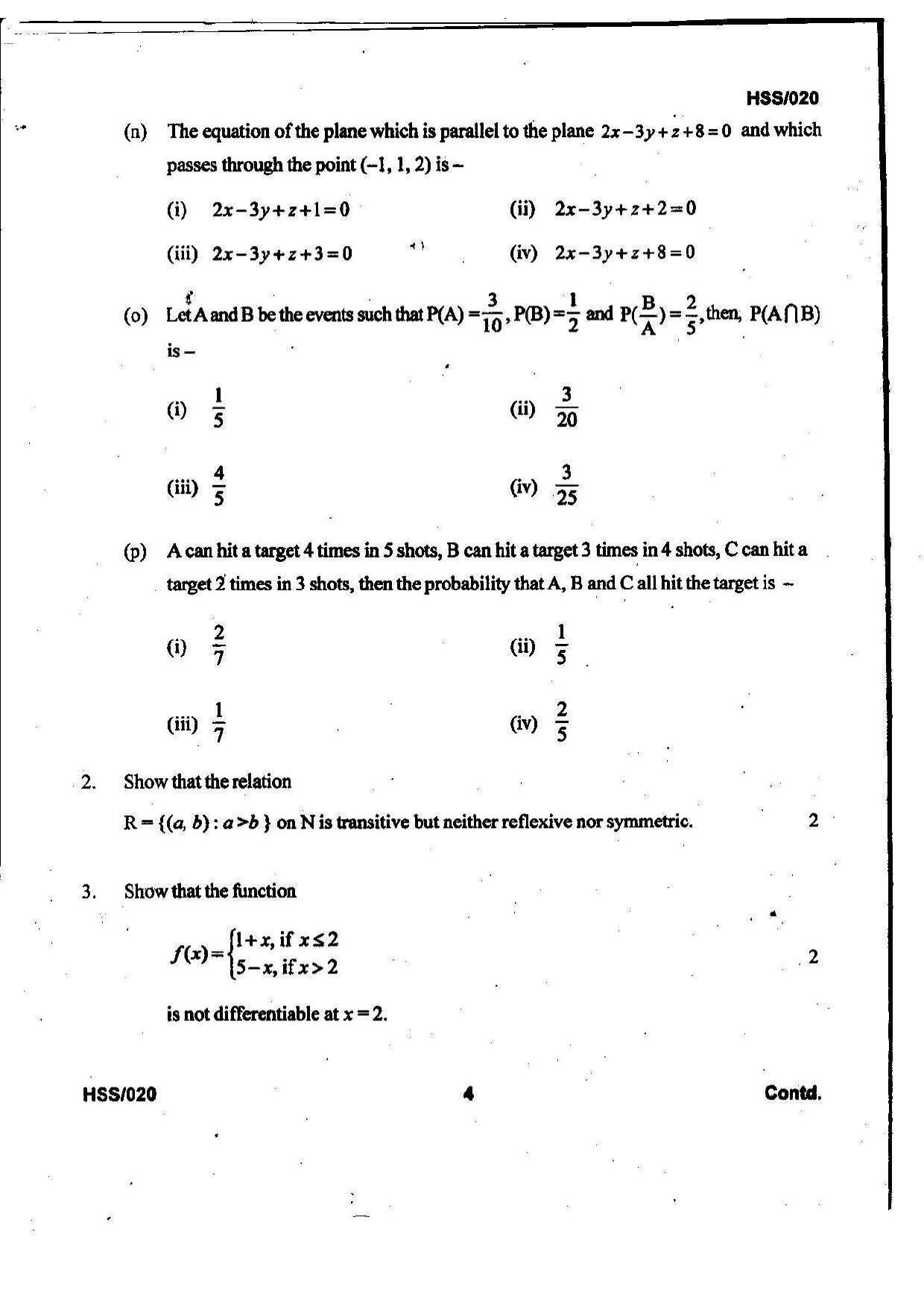 MBSE HSSLC 2021 Science Question Paper - Page 28
