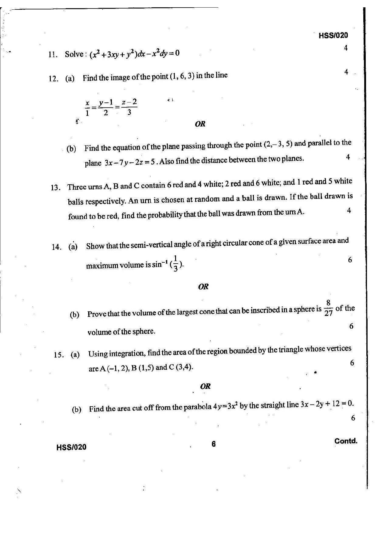 MBSE HSSLC 2021 Science Question Paper - Page 30