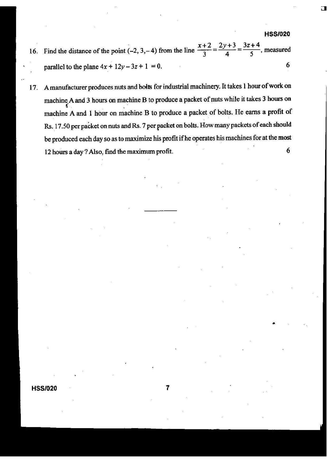 MBSE HSSLC 2021 Science Question Paper - Page 31