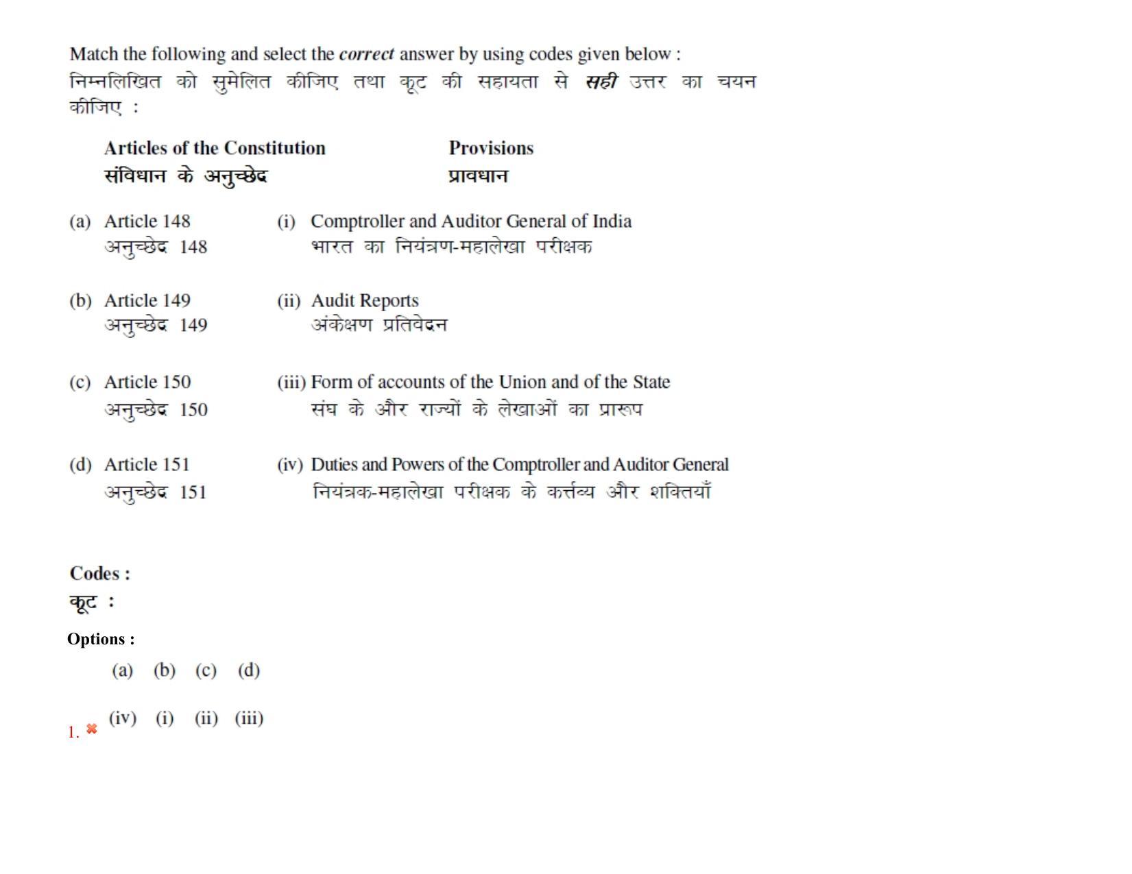 BHU RET Public Administrationi 2021 Question Paper - Page 80