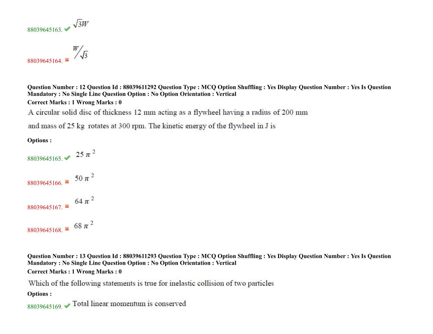 TS PGECET 2020: Mechanical Engineering Question Papers - Page 9