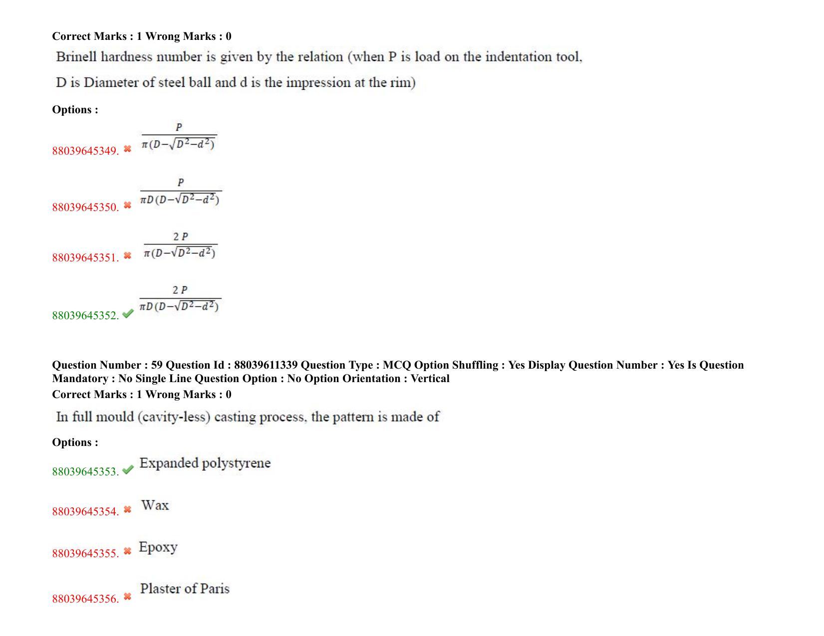 TS PGECET 2020: Mechanical Engineering Question Papers - Page 35