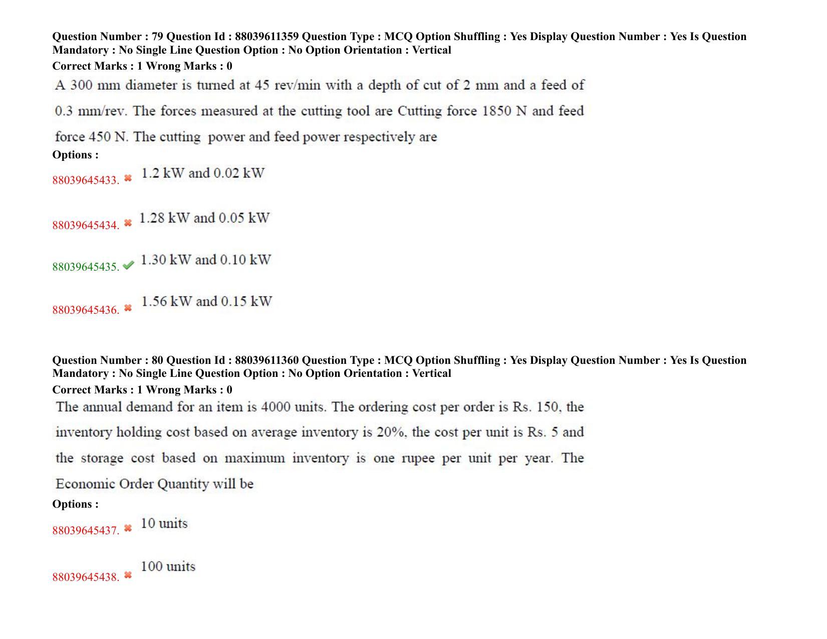 TS PGECET 2020: Mechanical Engineering Question Papers - Page 46